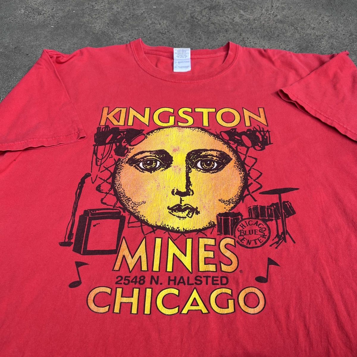 Band Tees × Vintage Vintage Y2K Kingston Mines Blues Nightclub Promo Tee XL Size US XL / EU 56 / 4 - 1 Thumbnail