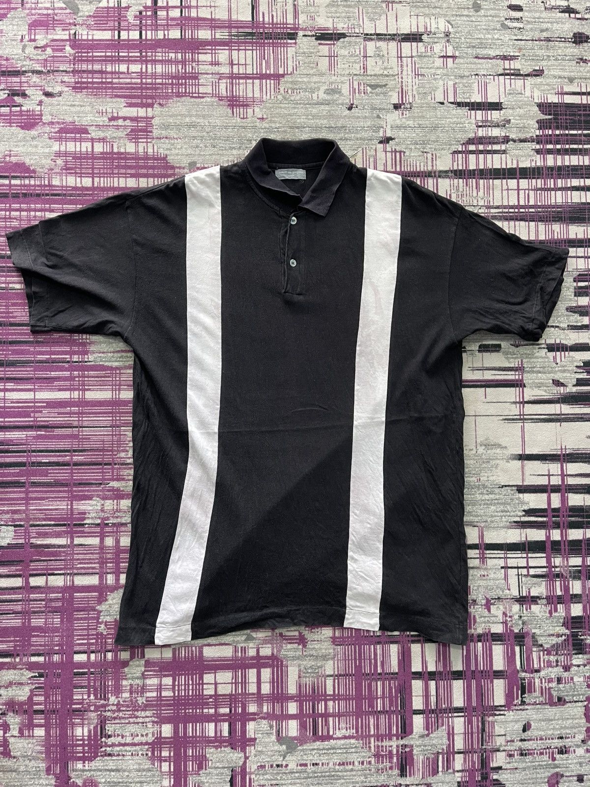 Comme des Garcons Homme VINTAGE COMME DES GARCONS HOMME POLO SHIRT VERY RARE Size US M / EU 48-50 / 2 - 1 Thumbnail