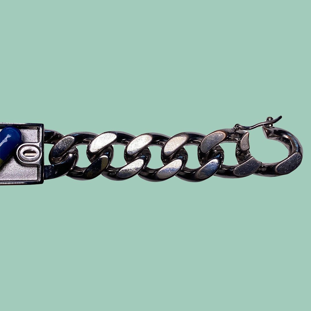 Dior Dior 2004 John Galliano Cuban Link Stash Spot Bracelet Size ONE SIZE - 3 Thumbnail
