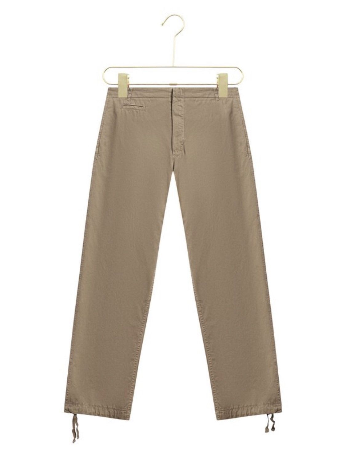 image of Prada Cotton Pants Beige in Brown, Men's (Size 34)