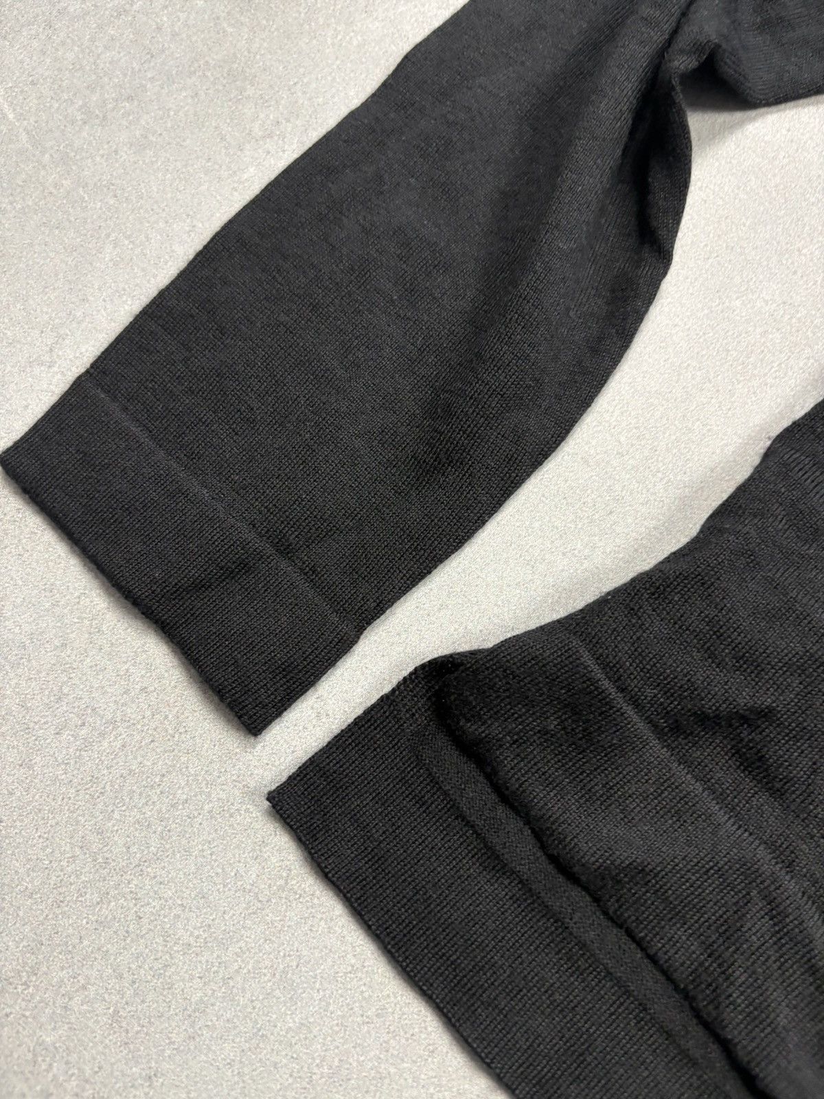 Miu Miu Miu Miu SS21 Button-Up Virgin Wool Silk Cardigan Black 42 Size M / US 6-8 / IT 42-44 - 11 Thumbnail