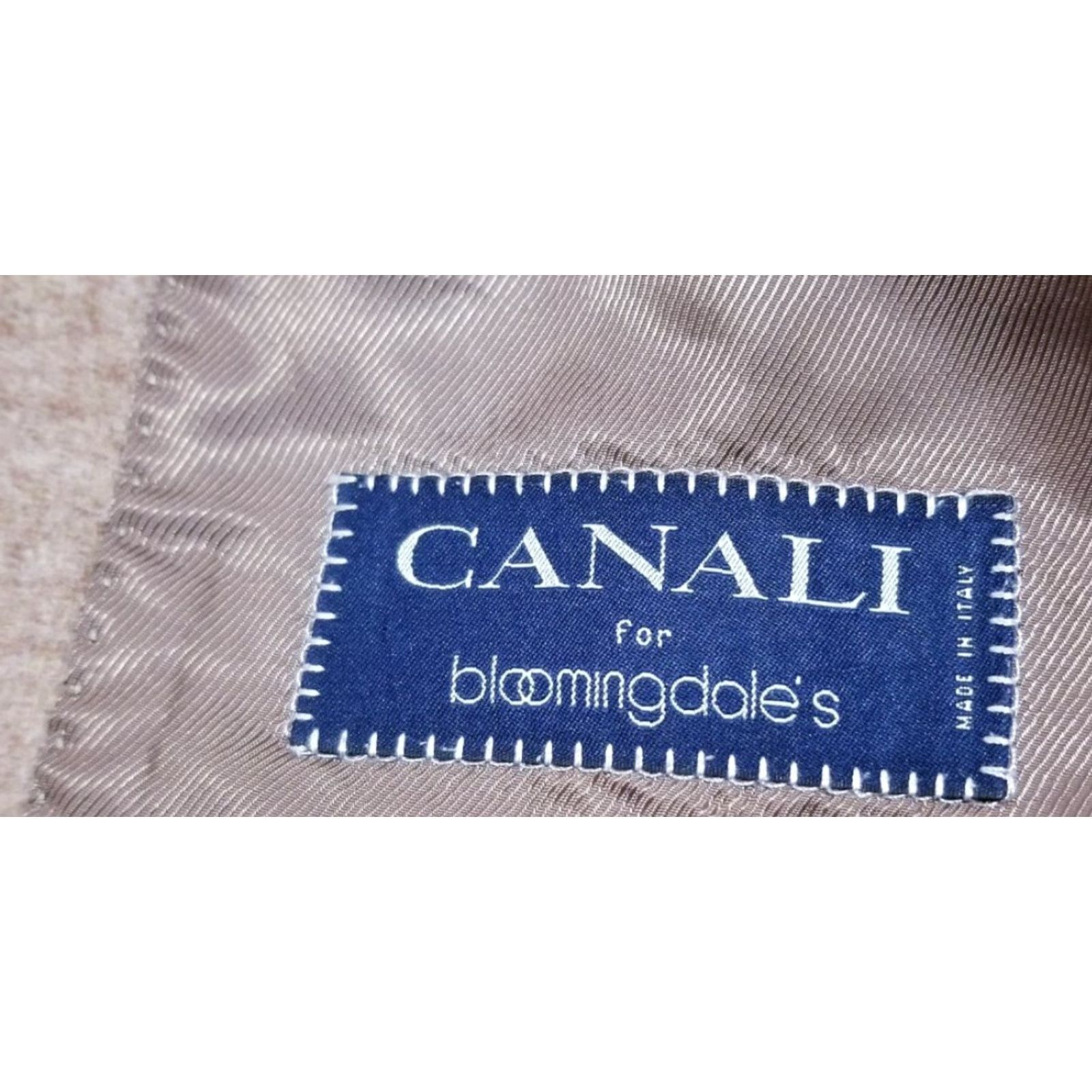 Canali Canali Coat Wool Brown Overcoat 40R Mens Classic Tweed Short 34" Lined Button Beige Tan Vintage No N/A Size US XXS / EU 40 - 6 Thumbnail