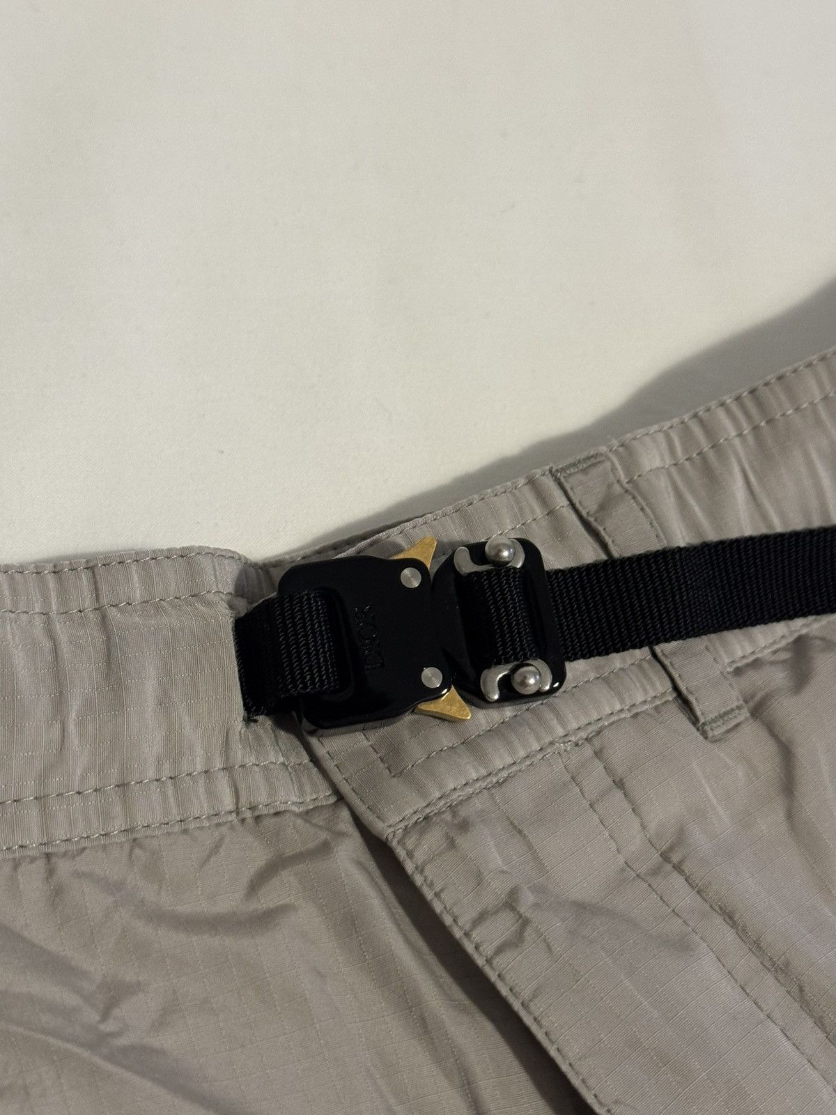 Dior Christian Dior Functional Buckle Shorts - Gray Size US 38 / EU 54 - 3 Thumbnail