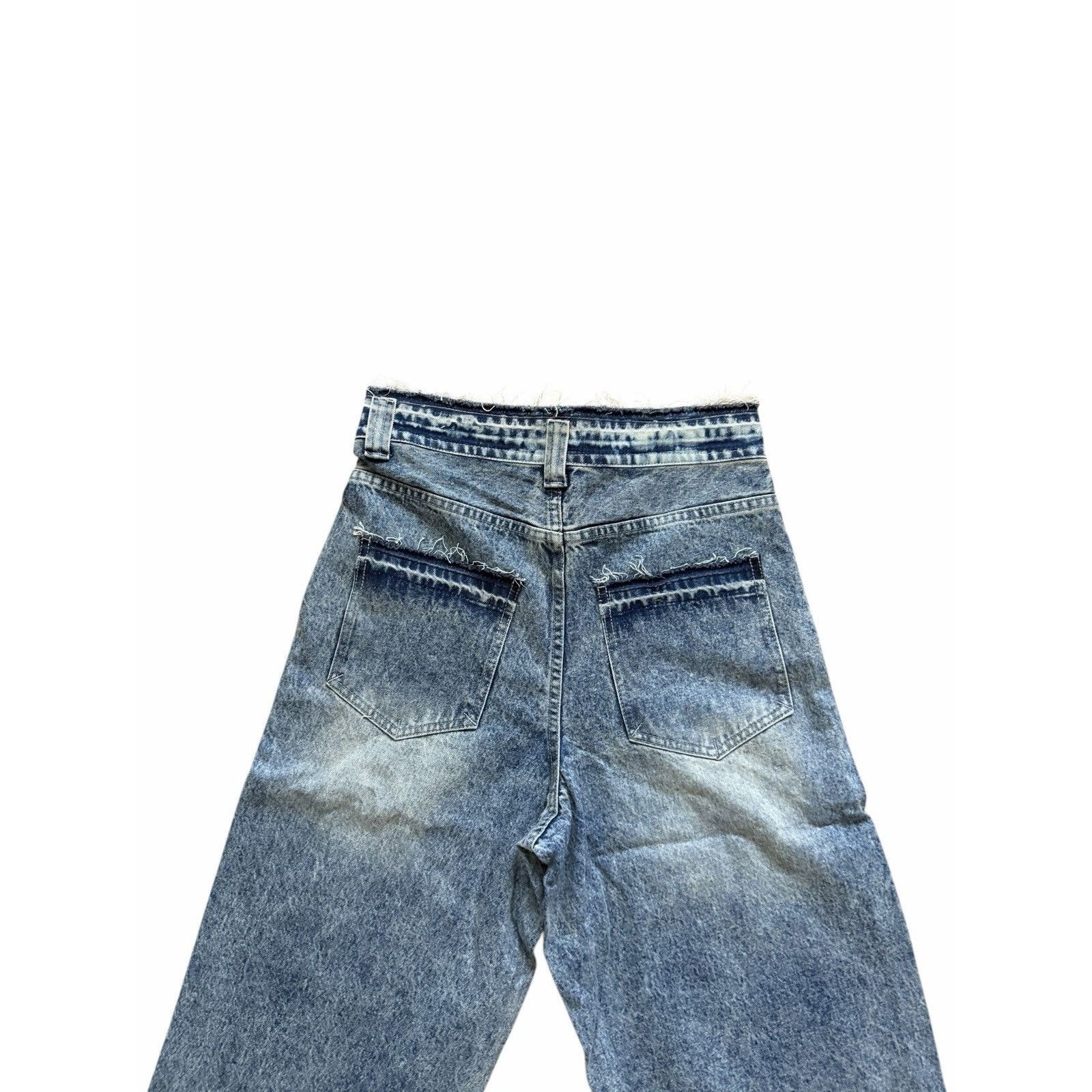 Rta RtA Mens Wide Leg Jeans Colbalt Blue $265 Size 32/32 Size US 32 / EU 48 - 3 Thumbnail