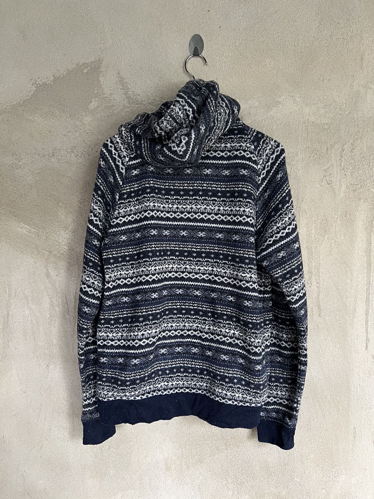 Plus One Clothing Japanese Brand Plus One Striped Hoodies Jacket Size US M / EU 48-50 / 2 - 7 Thumbnail