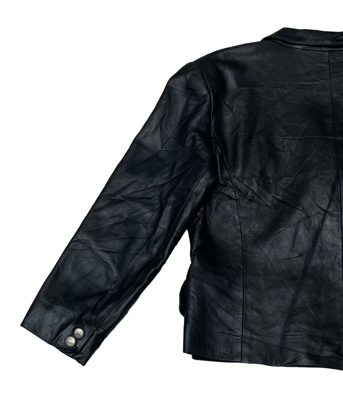 Courreges Vintage Brand Courreges Paris Leather Jacket 1990s Size US XS / EU 42 / 0 - 6 Thumbnail