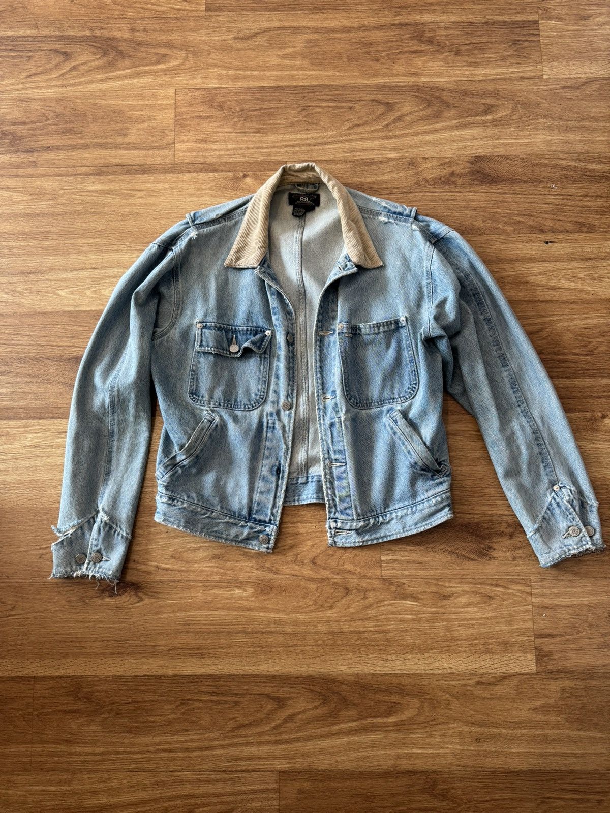 RRL Ralph Lauren RRL Ralph Lauren 90s Denim Trucker Jacket Size US S / EU 44-46 / 1 - 1 Thumbnail