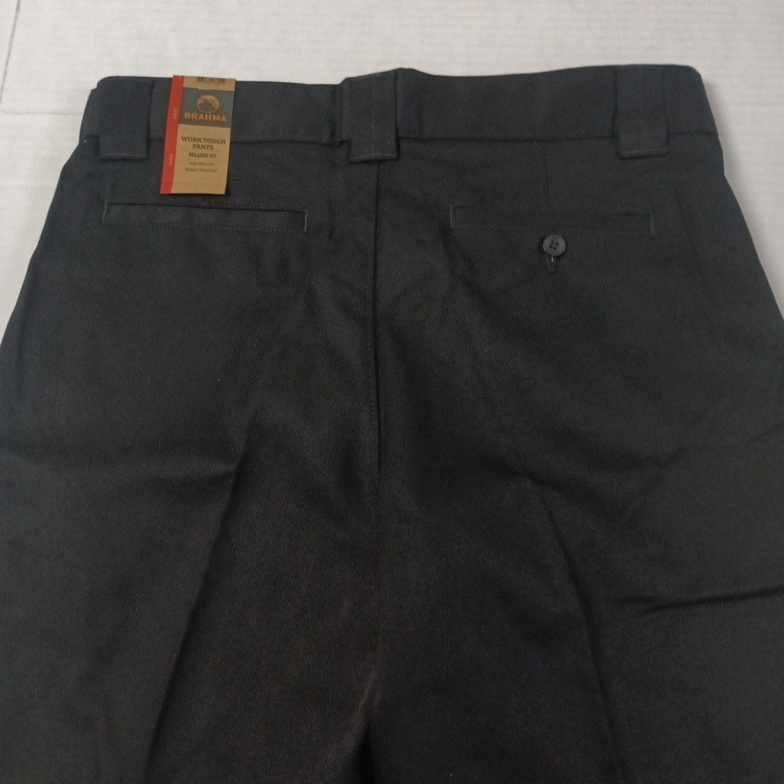 Other Brahma Men's Work Tough Pants Size 34x32 Black Relaxed Fit Size US 34 / EU 50 - 6 Thumbnail