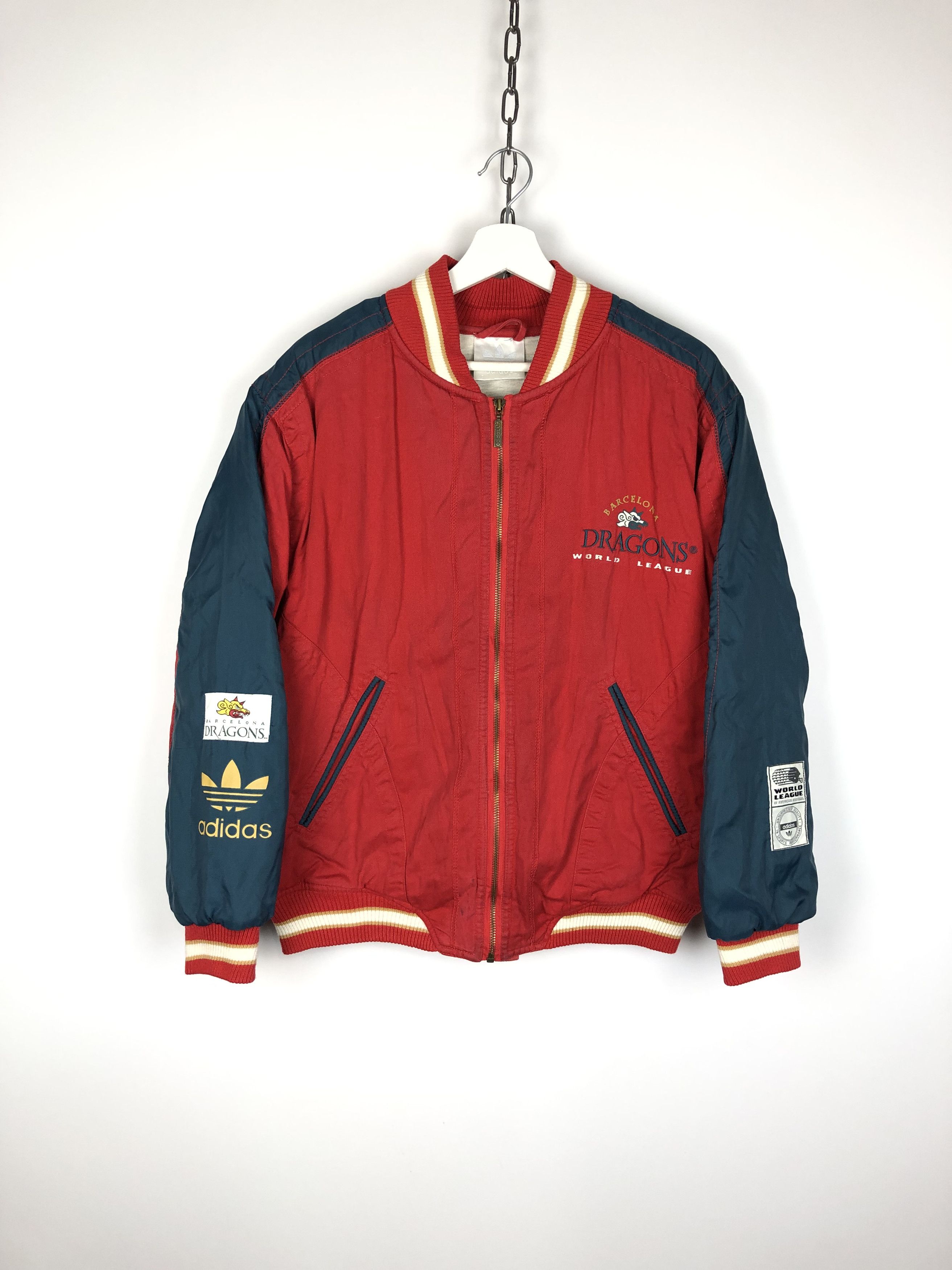 image of Adidas Vintage Jacket Barcelona Dragons Size M, Men's