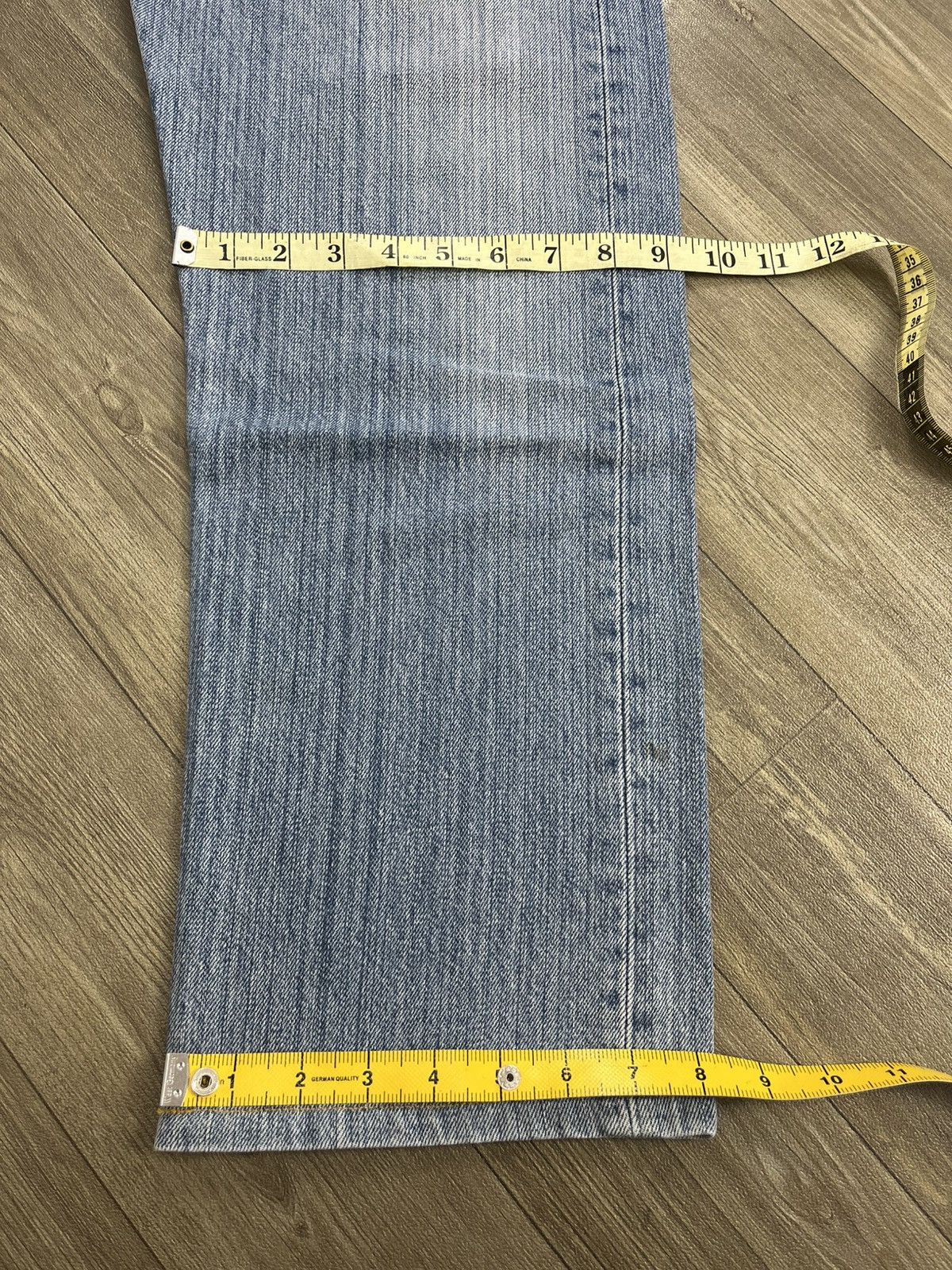 Levi's Vintage Clothing 🇺🇸1990s Vintage Levis 501 33x32 Straight Leg Light Blue Jeans Size US 32 / EU 48 - 25 Thumbnail