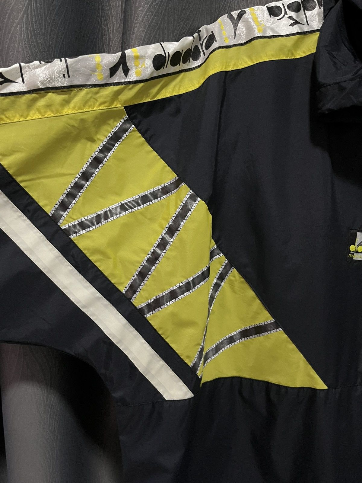 Diadora × Vintage Diadora Pullover Hoodie Big Logo Windbreaker 90s Size US XL / EU 56 / 4 - 7 Thumbnail