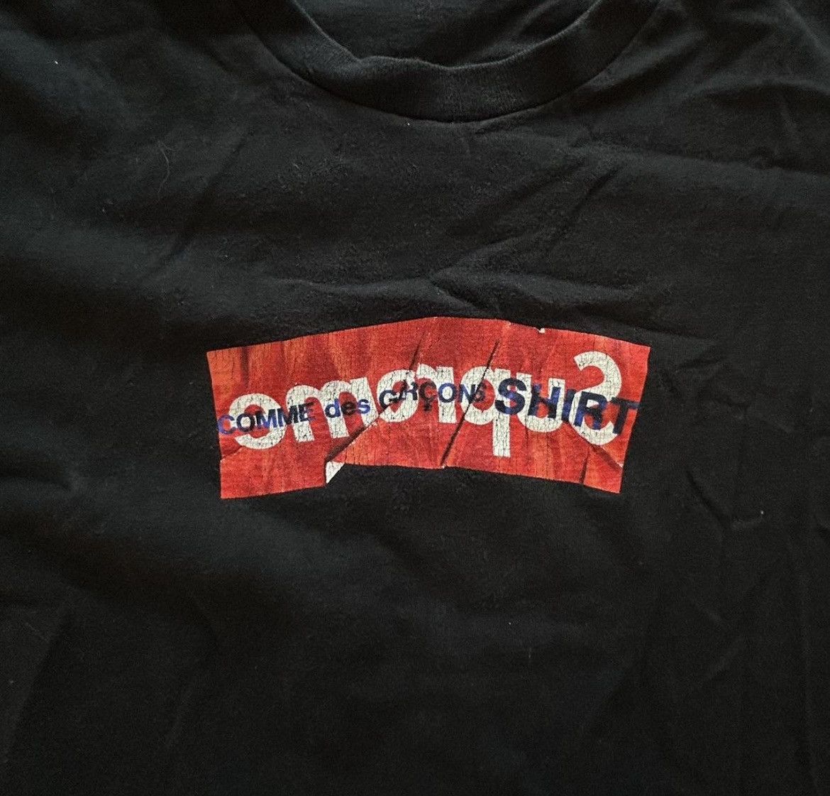 Comme des Garcons SHIRT × Supreme Supreme Comme Des Garçons black shirt medium Size US M / EU 48-50 / 2 - 2 Thumbnail