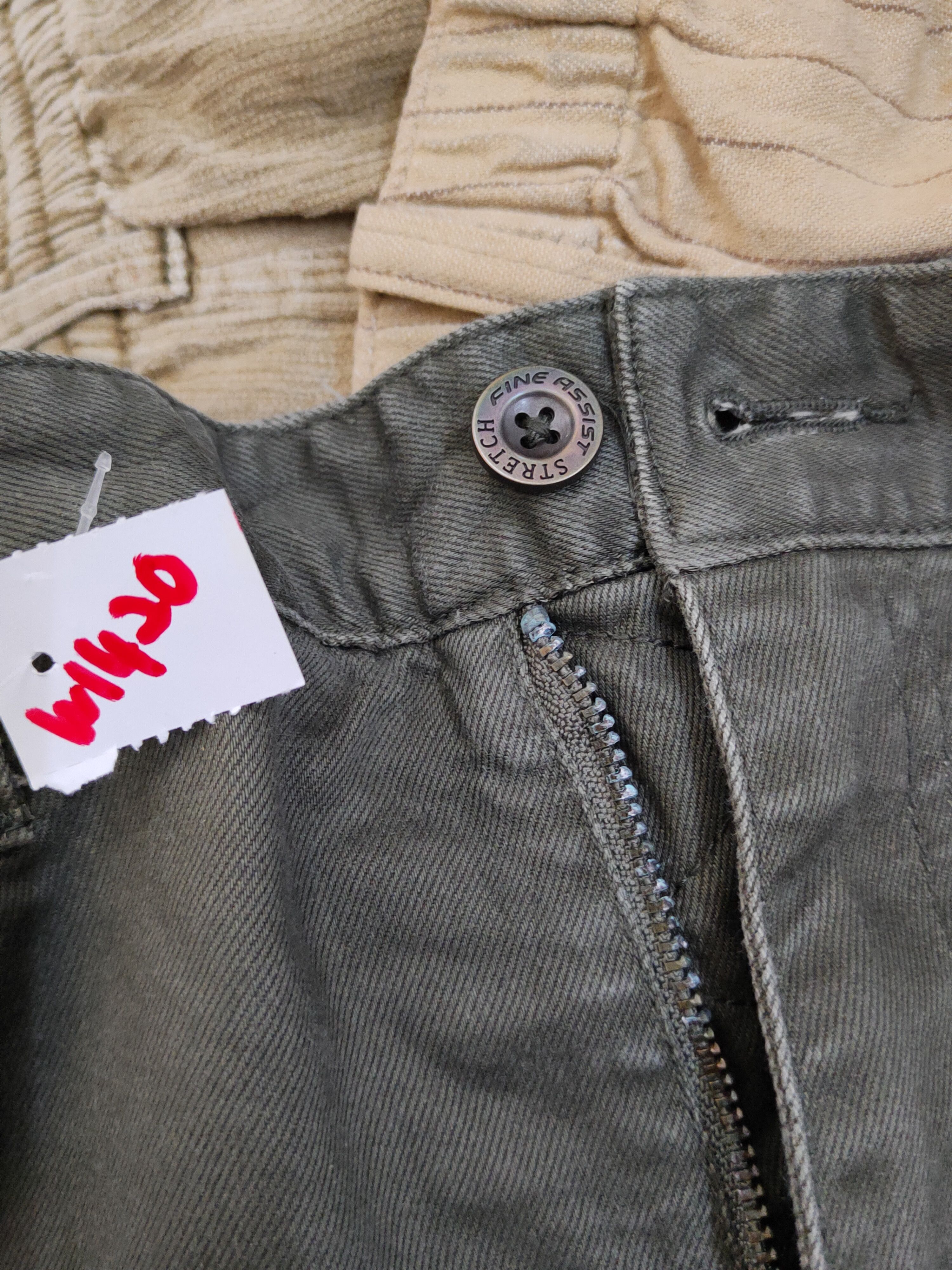 Japanese Brand Fine Assist Olive Multipocket Tactical Cargo Pants #W1420 Size US 32 / EU 48 - 16 Thumbnail