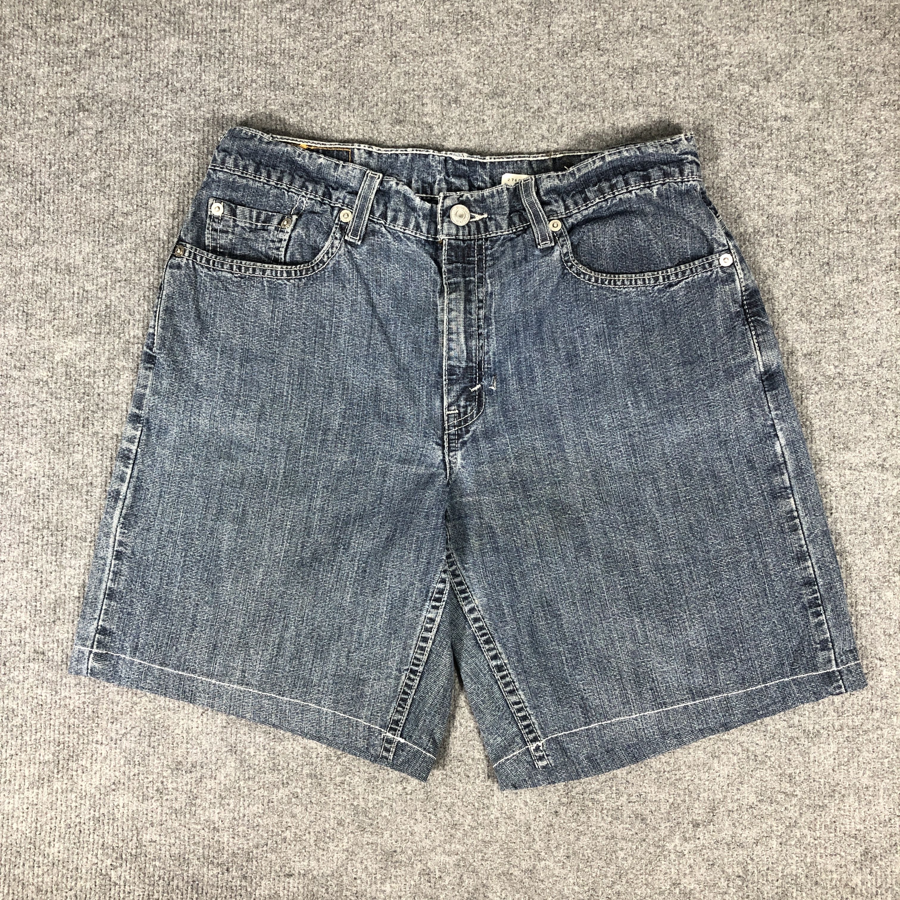 Levi's × Vintage Womens 90s Vintage Levis 577 Jeans Short Pants L871W Size 31" - 1 Thumbnail
