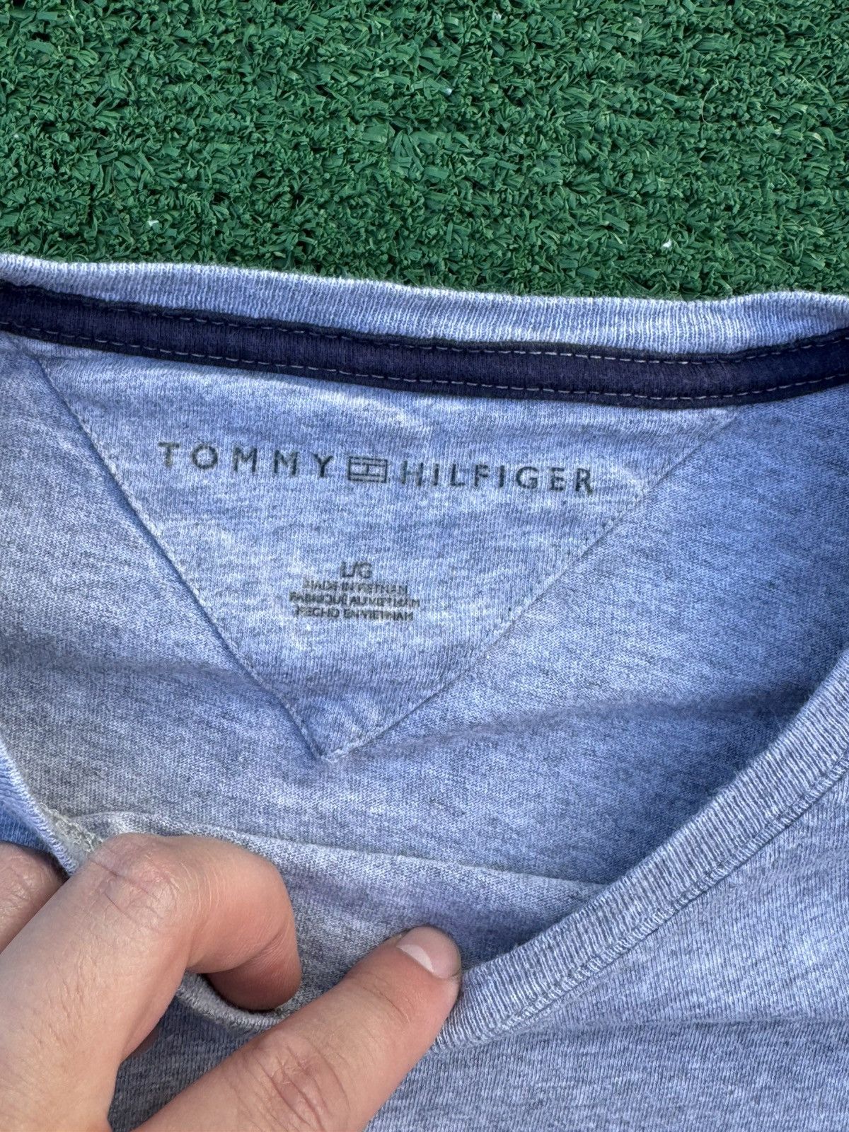 Tommy Hilfiger Tommy Hilfiger Grey T-Shirt Size US L / EU 52-54 / 3 - 2 Thumbnail