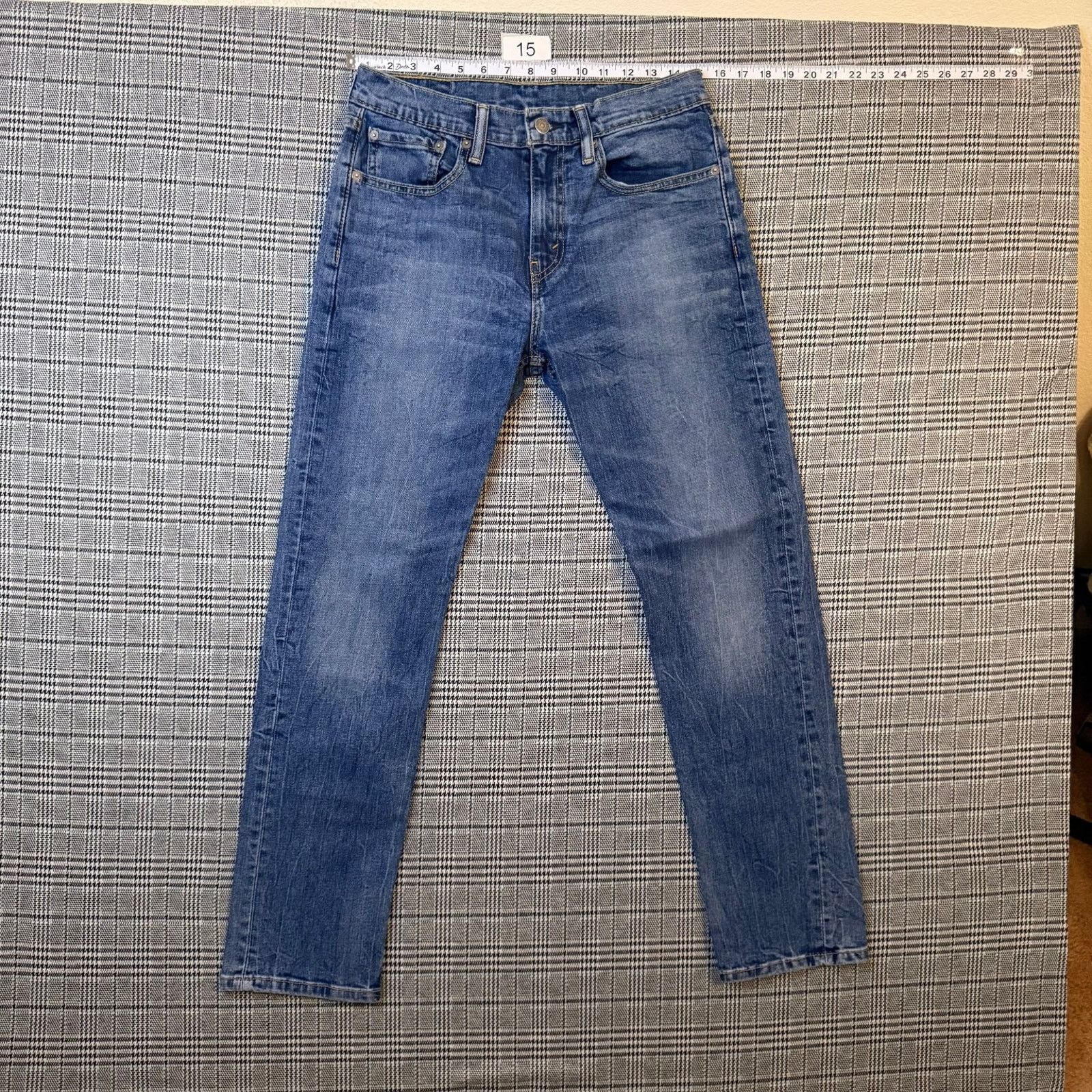 Levi's Levi's 502 Men's Jeans Blue Denim Straight Fit Stretch 31x32 Size US 31 - 5 Thumbnail