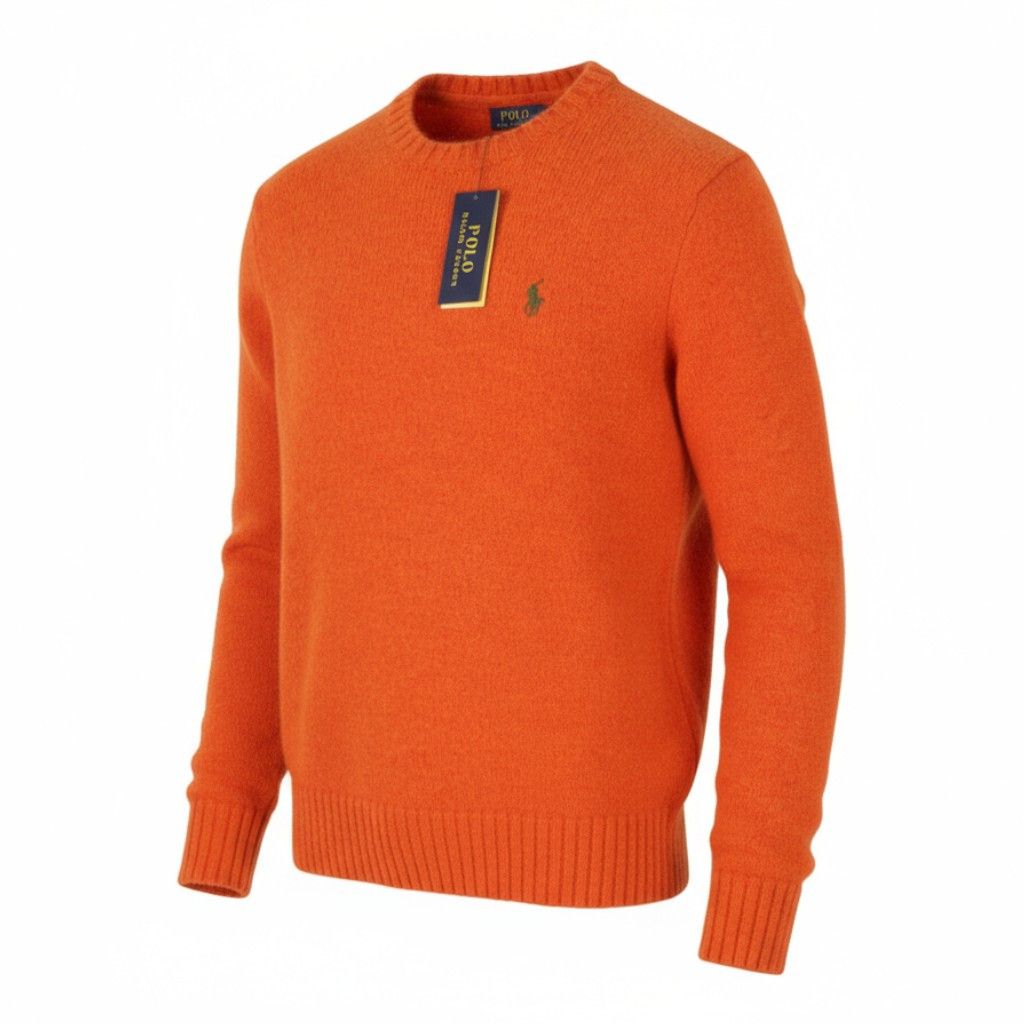 Ralph Lauren ORANGE M Wool Alpaca Blend Knit Jumper 86914 Size US M / EU 48-50 / 2 - 1 Thumbnail
