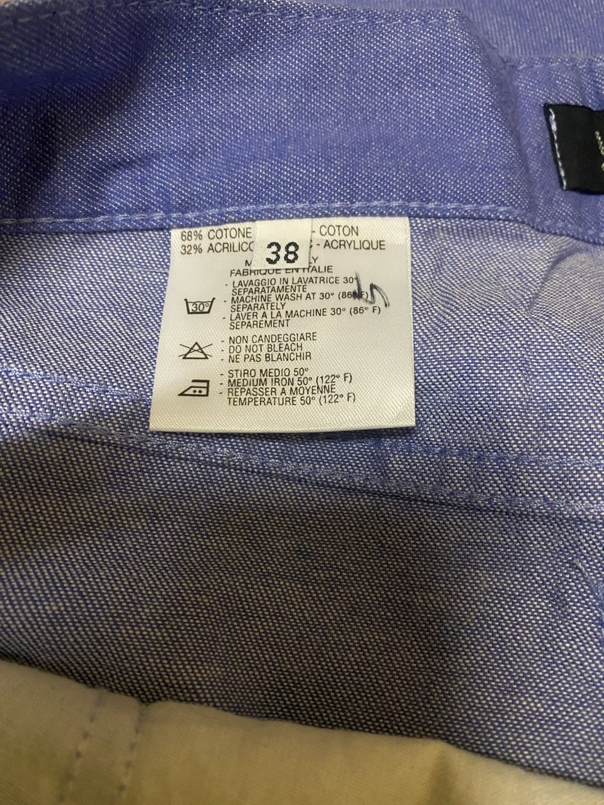 Versace Versace Classic Workwear Light Denim Made In Italy Size US 36 / EU 52 - 10 Thumbnail