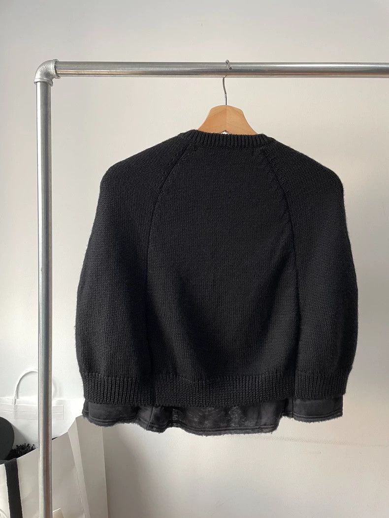 Comme des Garcons Comme Des Garcons Black Knitwear Cape Size XS / US 0-2 / IT 36-38 - 2 Thumbnail