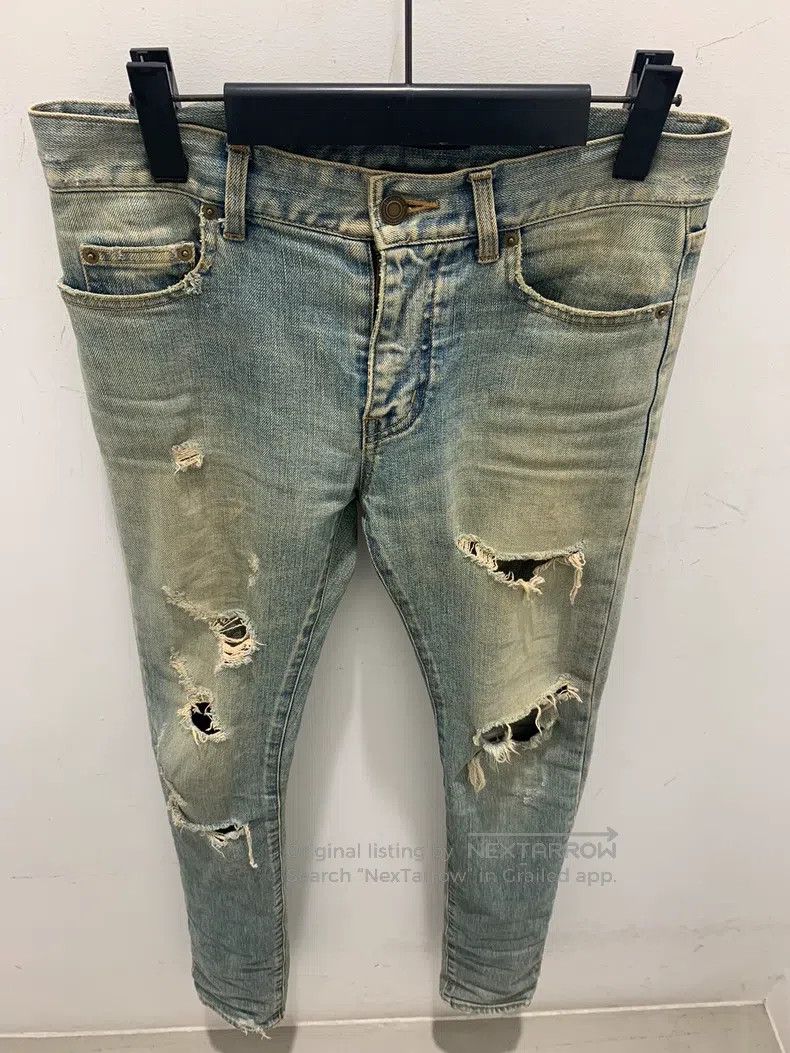 Saint Laurent Paris Saint Laurent Paris Jeans Size US 27 - 2 Thumbnail