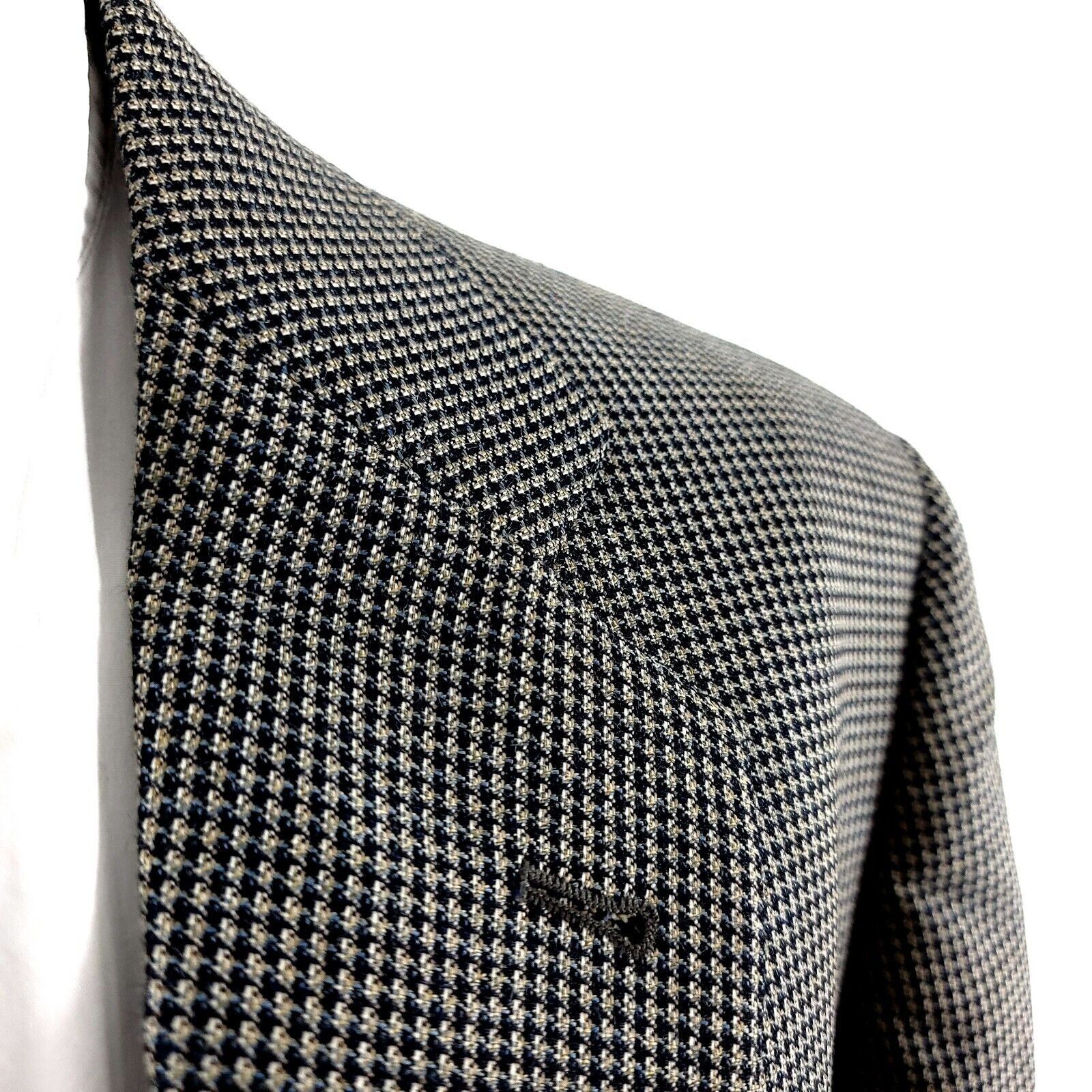 Joseph Abboud Joseph Abboud Textured Silk Wool 2 Button Sport Coat 40R Or Size 40R - 2 Thumbnail