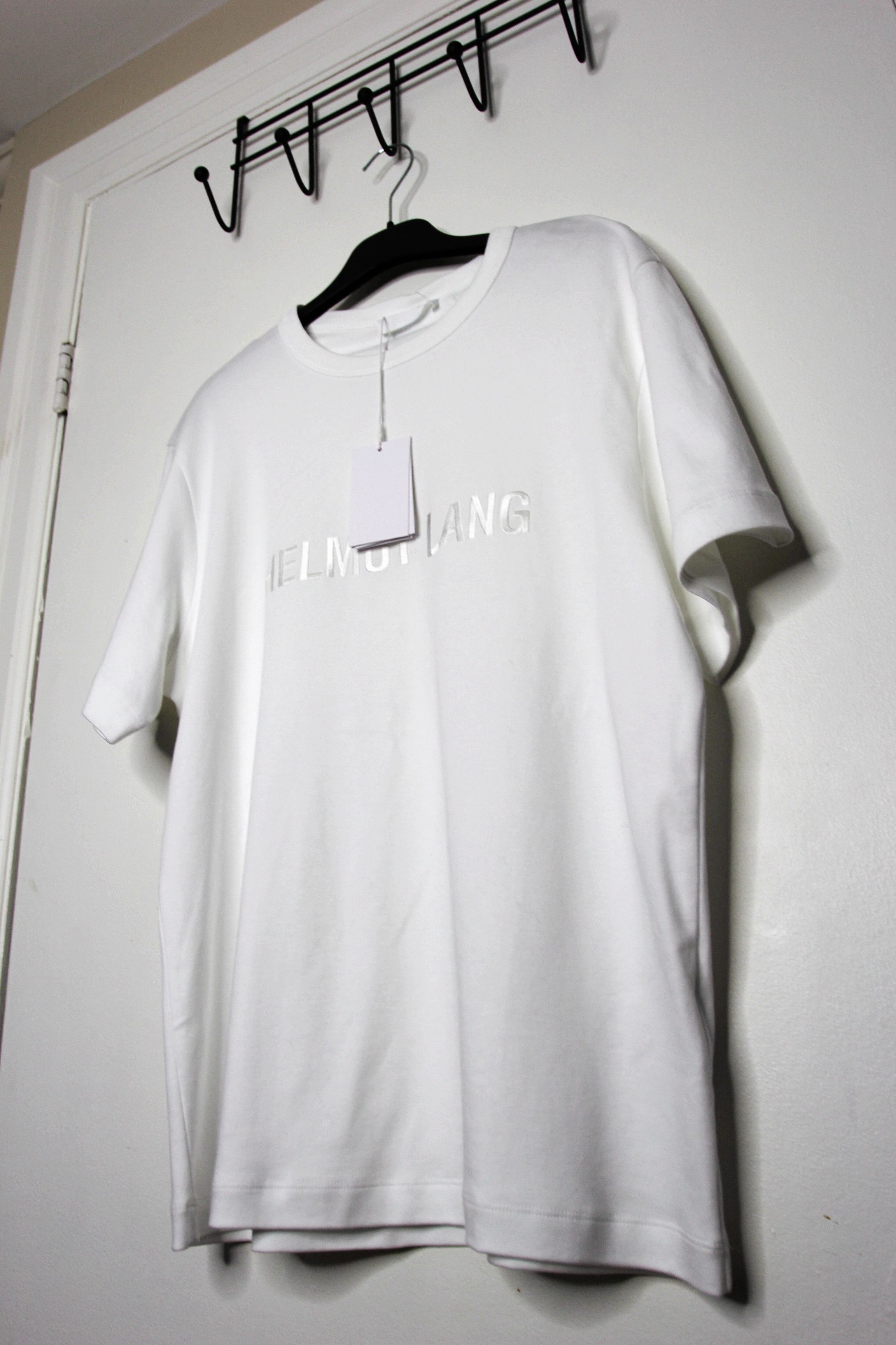 Helmut Lang BNWT AW24 HELMUT LANG LOGO WHITE TSHIRT S Size US S / EU 44-46 / 1 - 5 Thumbnail