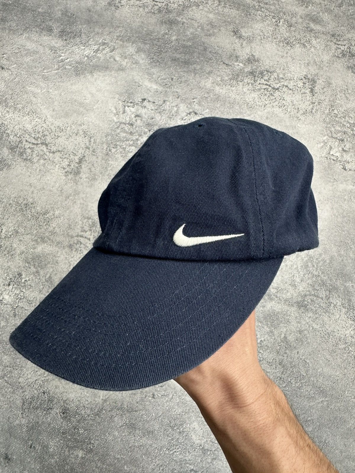 Nike Nike Vintage Cap Double Swoosh Y2K Drill Blue Hat small size Size ONE SIZE - 5 Thumbnail
