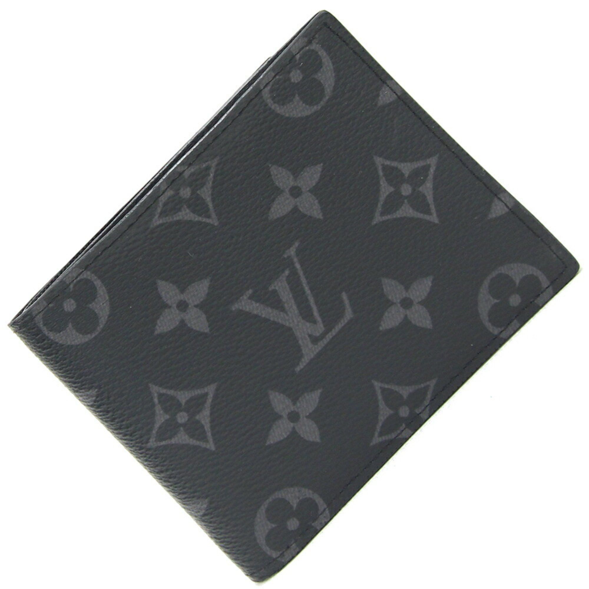 Louis Vuitton Louis Vuitton Bi-fold Wallet Monogram Eclipse Portefeuille Marco NM M62545 Compact Folding Men's LOUIS VUITTON Size ONE SIZE - 1 Thumbnail