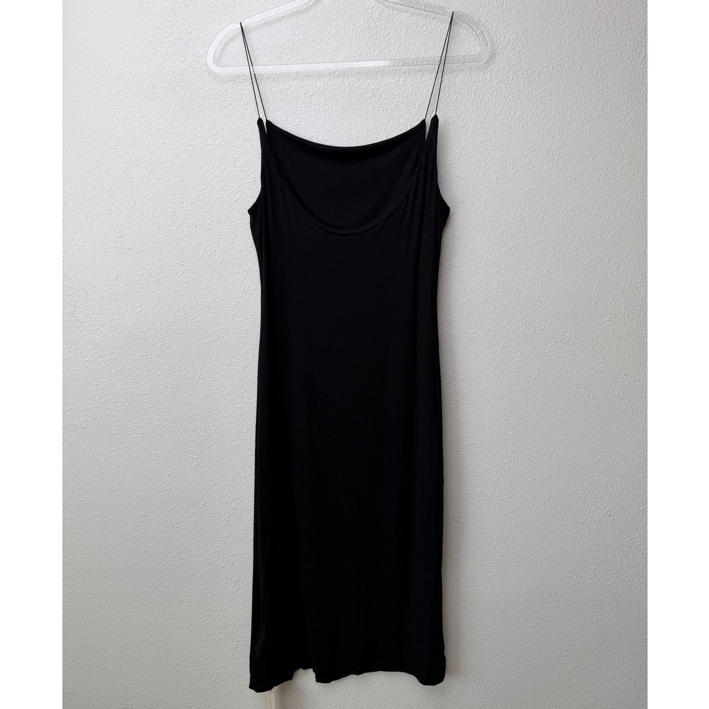 Other NWT Commense Black Ribbed Side Slit Midi Dress XL Size XL / US 12-14 / IT 48-50 - 7 Thumbnail