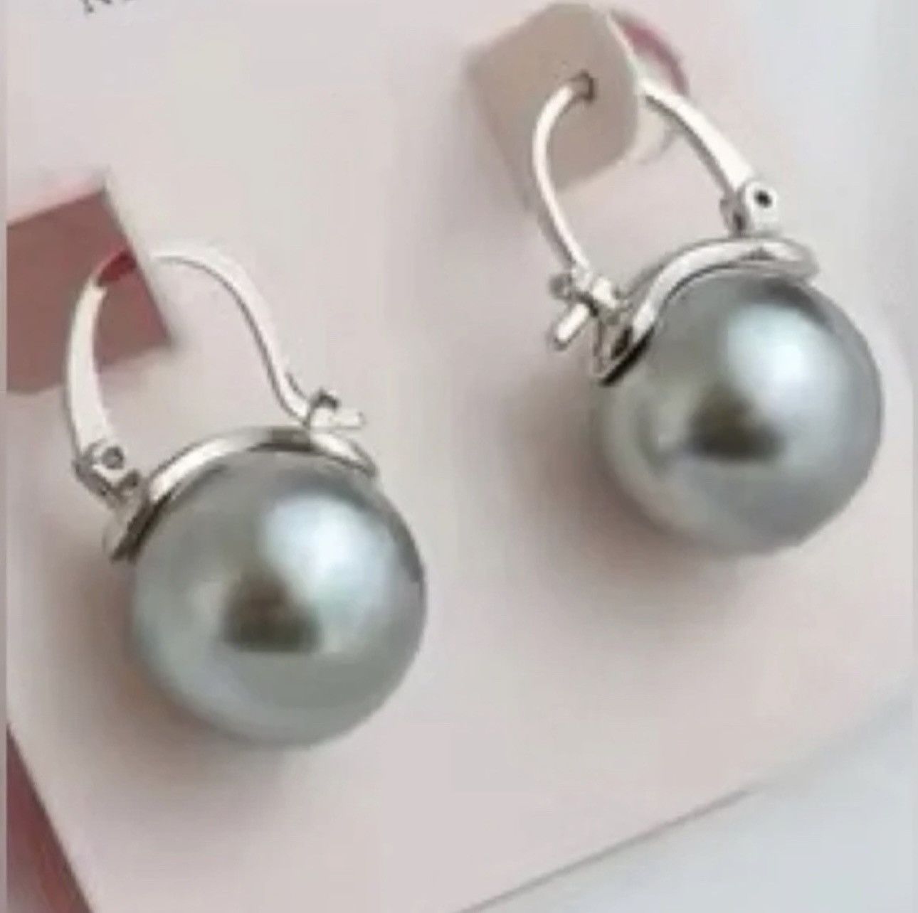 Kate Spade Kate Spade Pearl Drop Earrings in Silver Size ONE SIZE - 4 Thumbnail