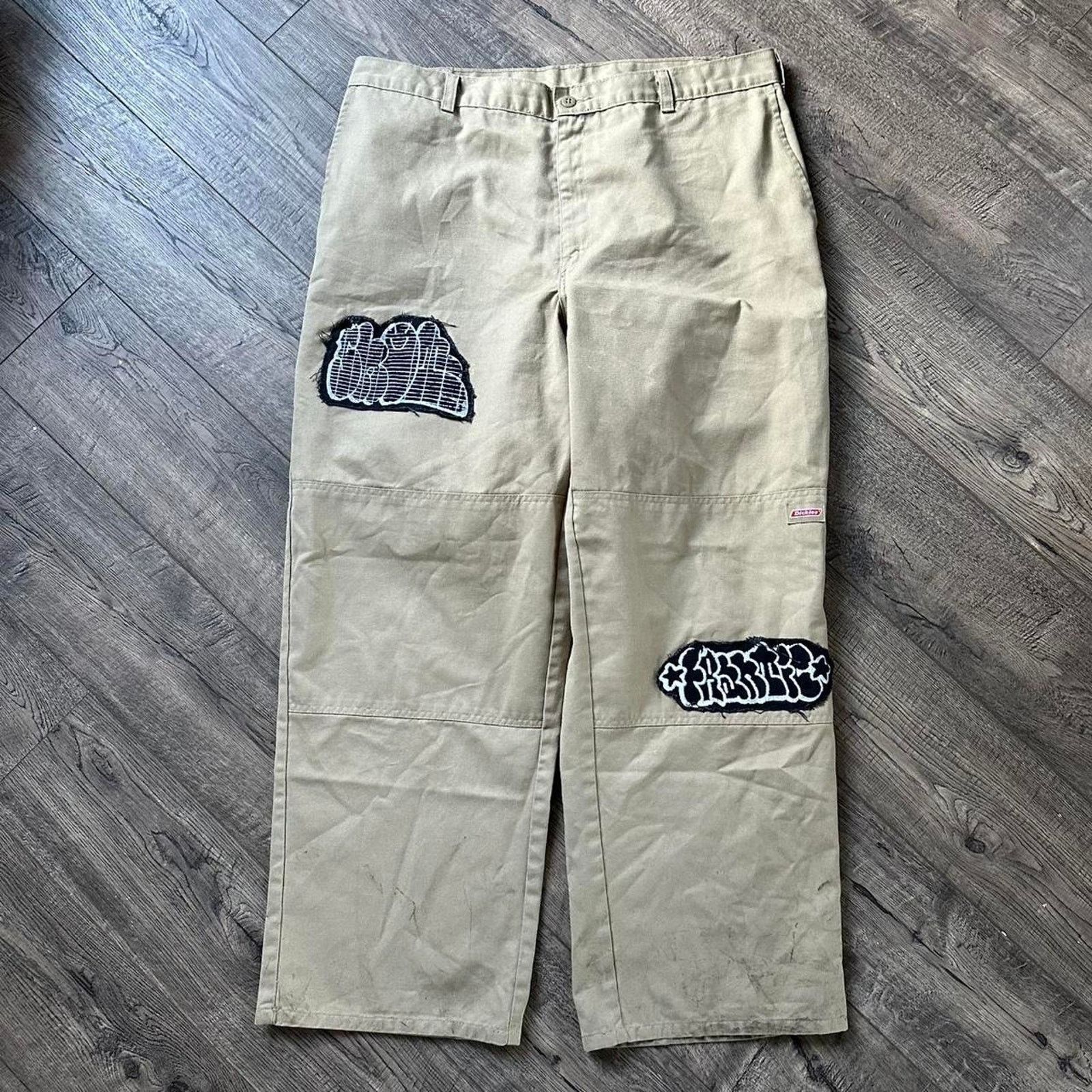 Dickies Frantic Graffiti Ski Skate Baggy Patch Dickies Pant Size US 38 / EU 54 - 4 Thumbnail