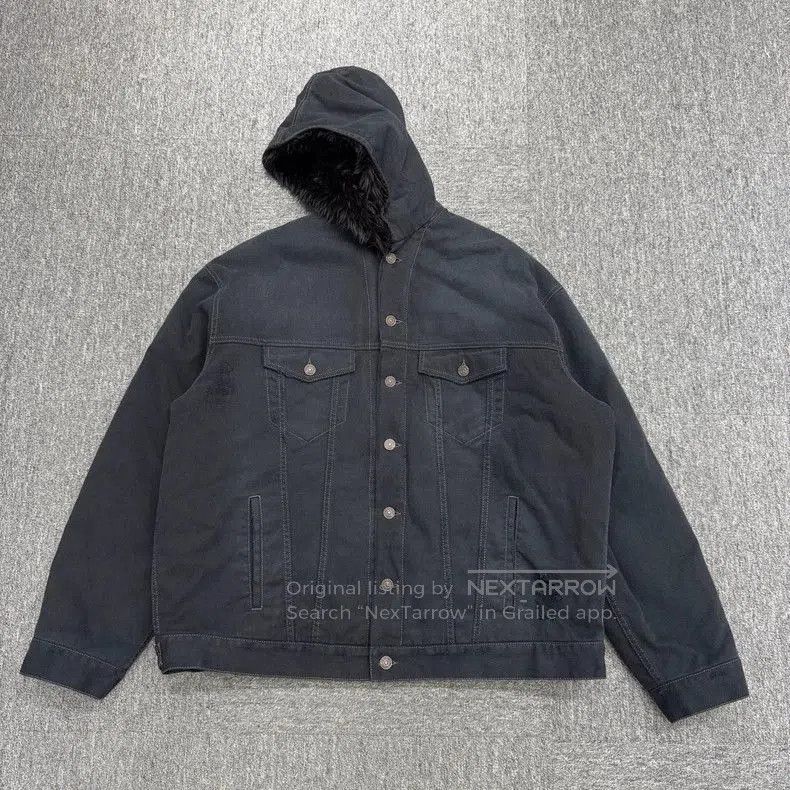 Balenciaga Balenciaga Fur Denim Jacket. Size US S / EU 44-46 / 1 - 1 Thumbnail