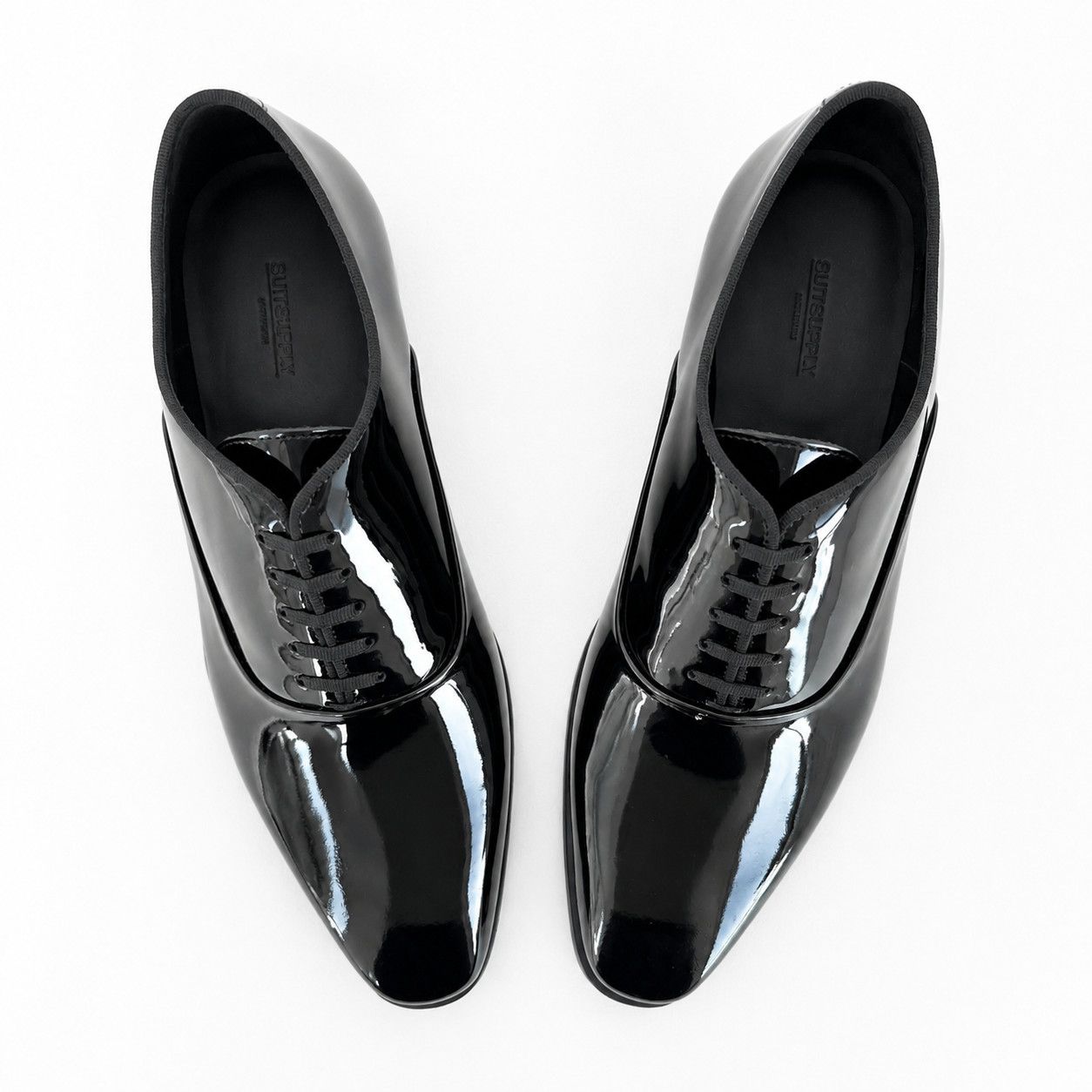 Suitsupply SuitSupply Black Tuxedo Oxford — Patent Leather | Dead Stock Size US 9 / EU 42 - 1 Thumbnail