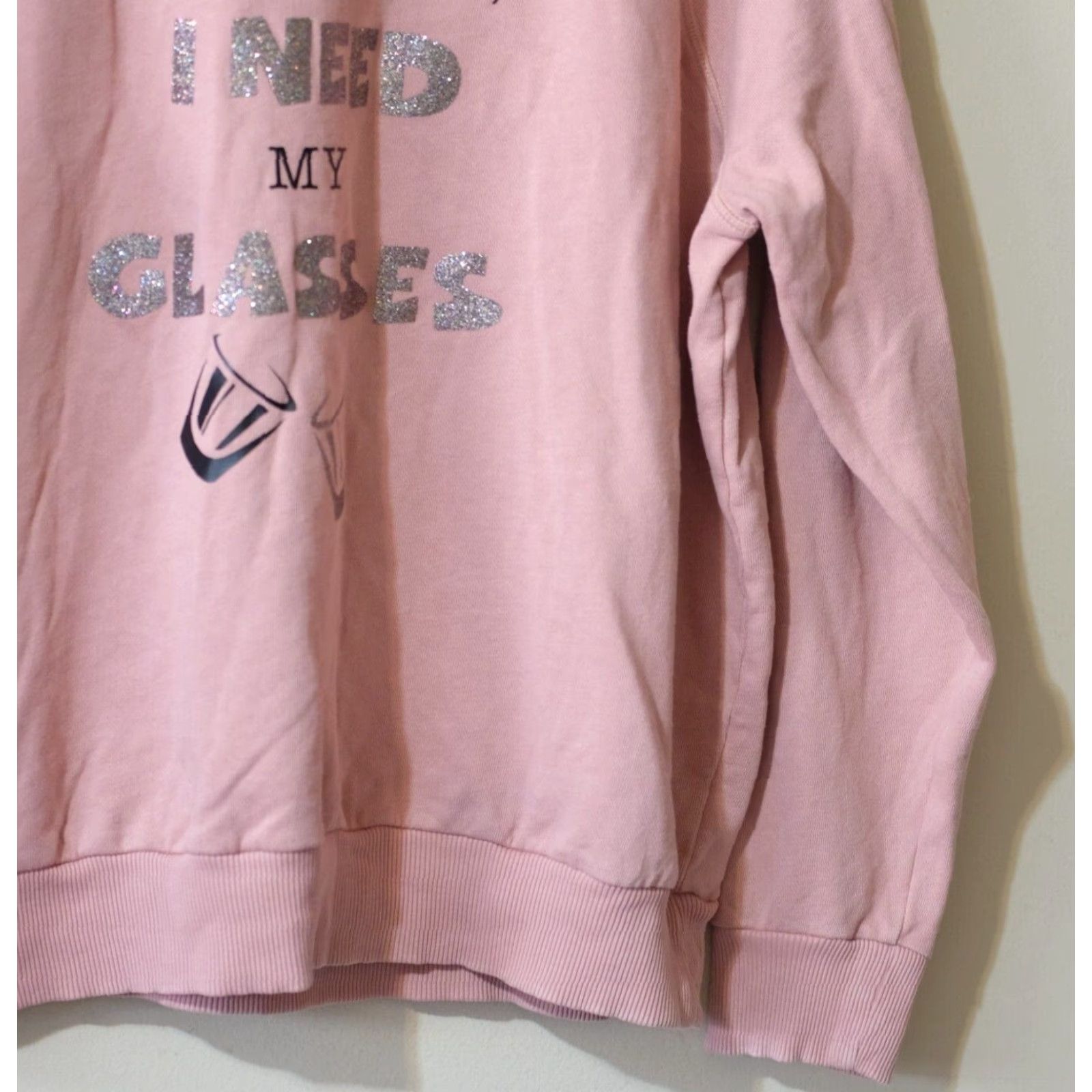 Vintage Universal Thread Pink Women's Sweatshirt Long Sleeve Crewneck Shirt L Regular Pullover Raglan Size L Casual 100% Cotton Womens Size L / US 10 / IT 46 - 4 Thumbnail