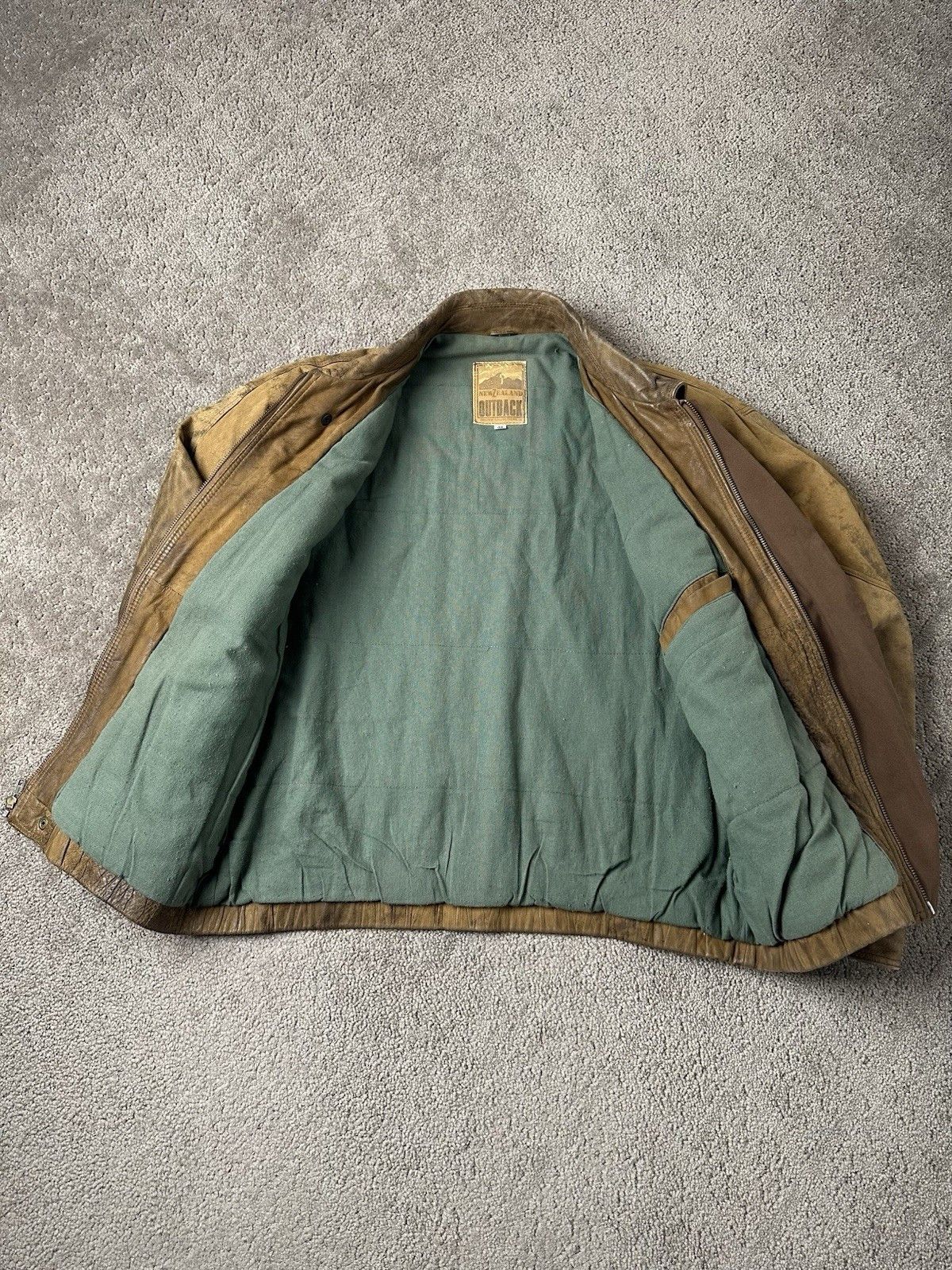 New Zealand Outback Mens Leather New Zealand Outback Jacket Korea Size 42 (L/XL) Size US L / EU 52-54 / 3 - 4 Thumbnail