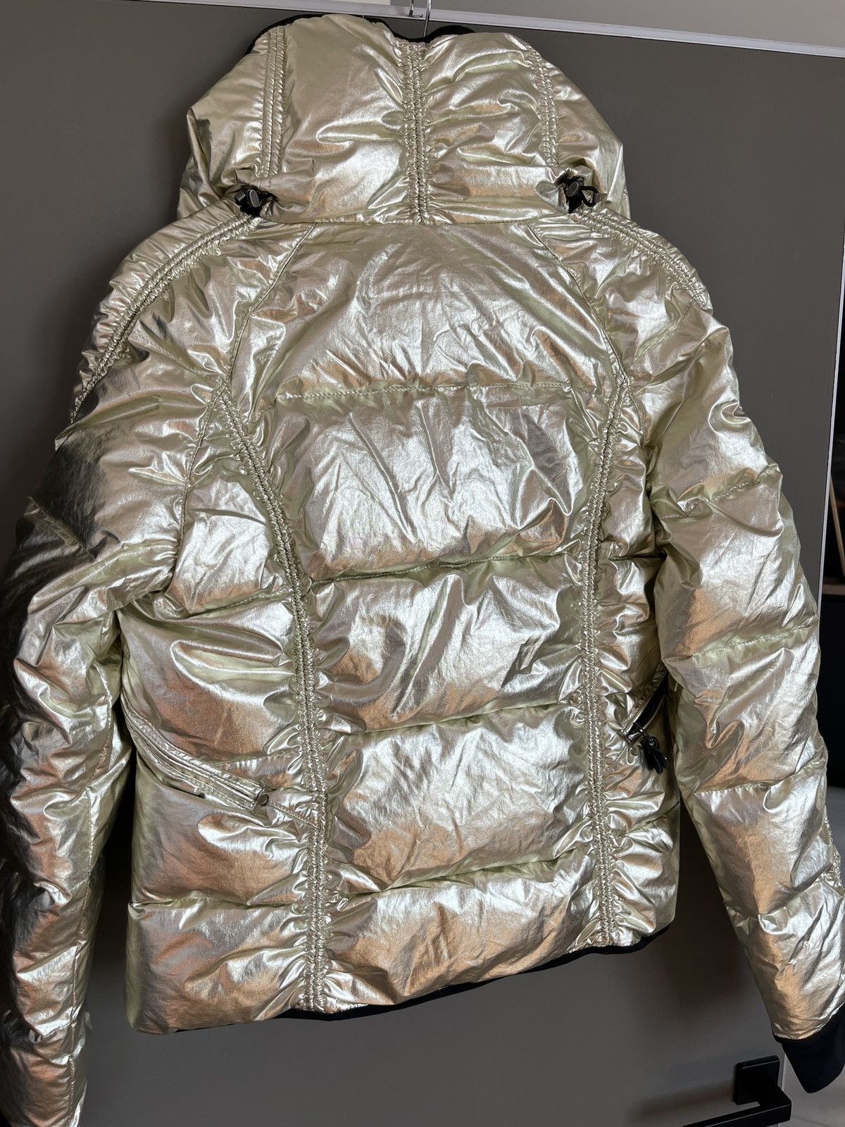 Other KRU St Moriz Gold Shinny Luxury Down Moncler Style Jacket Size L / US 10 / IT 46 - 22 Thumbnail