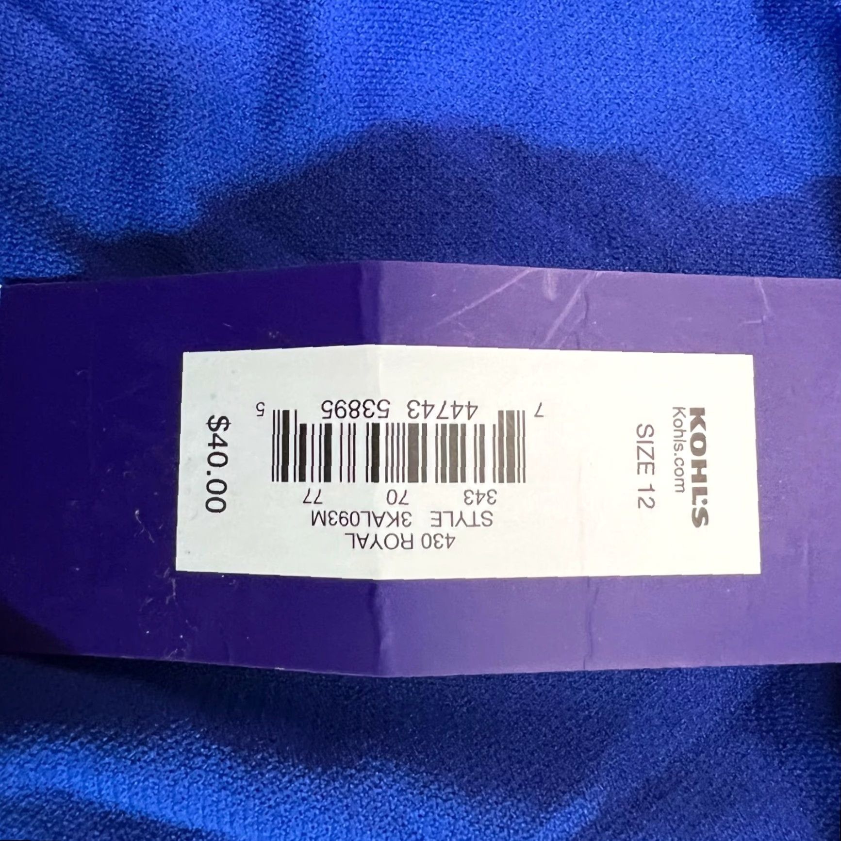 Apt. 9 Apt. 9 Womens Bikini Bottom Blue Side Ruched Pull On Size 12 Bottom Swimsuit Beach Regular Womens Size 34" / US 12 / IT 48 - 6 Thumbnail