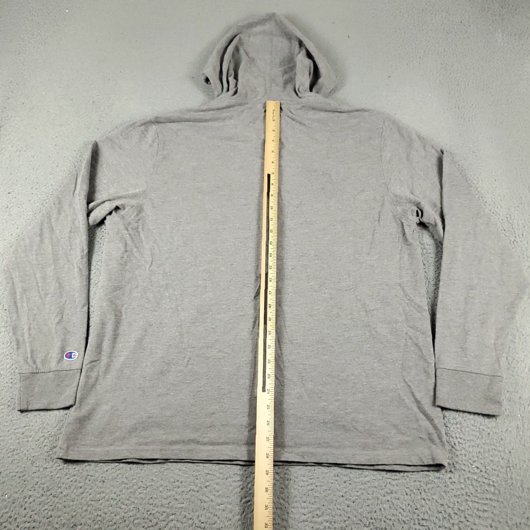 Champion Champion Hoodie Mens XL Gray Long Sleeve Casual Pullover Outdoor Modern Size US XL / EU 56 / 4 - 6 Thumbnail
