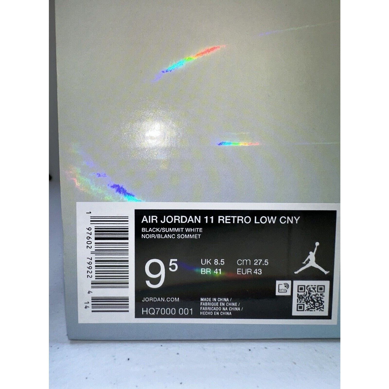 Nike Air Jordan 11 'CNY Year of Snake' Size 9.5 HQ7000-001 Size US 9.5 / EU 42-43 - 7 Thumbnail