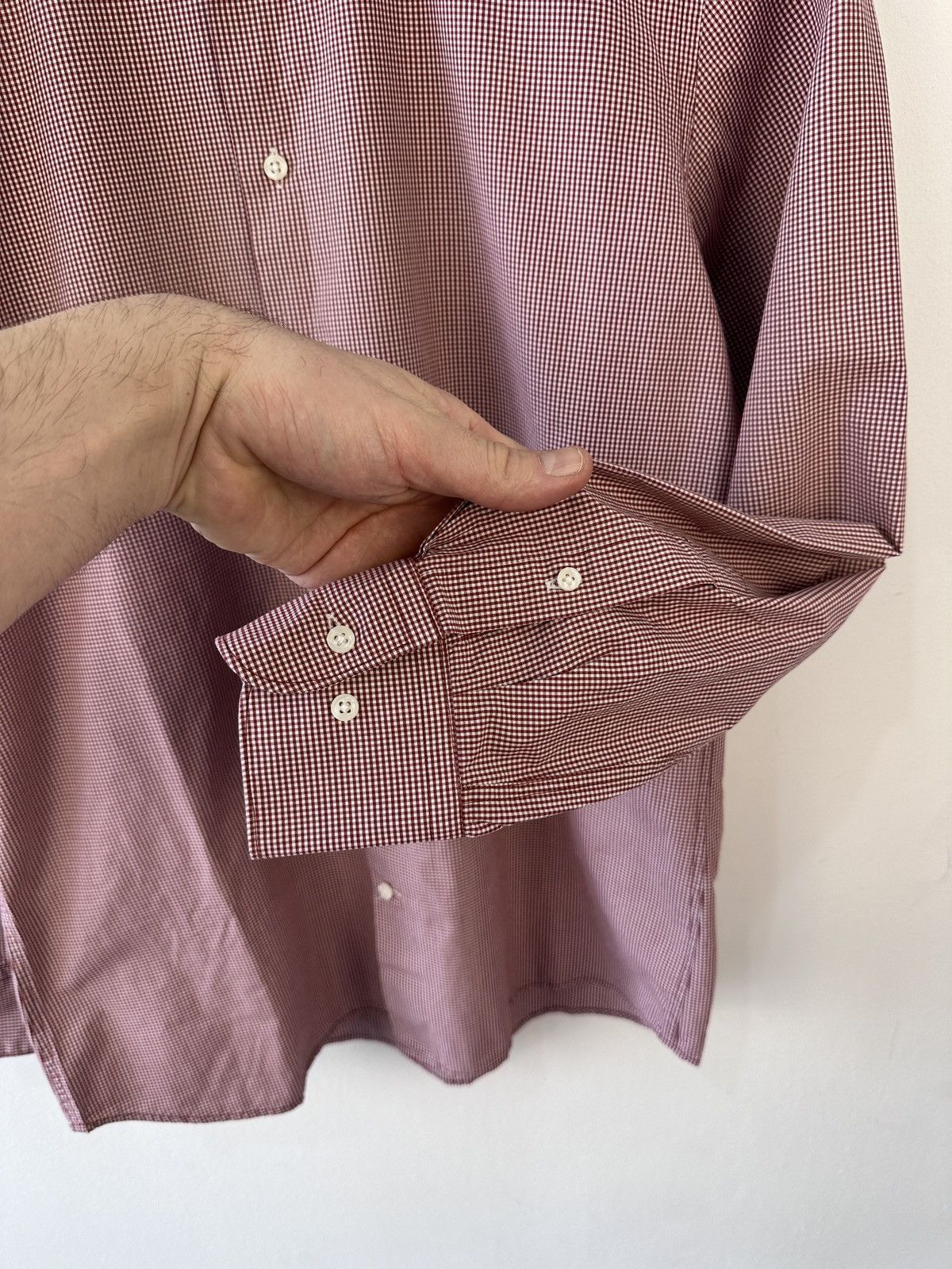Suitsupply Suitsupply Dress Shirt Monaco Slim Fit Spread Collar 39 M Size US M / EU 48-50 / 2 - 5 Thumbnail