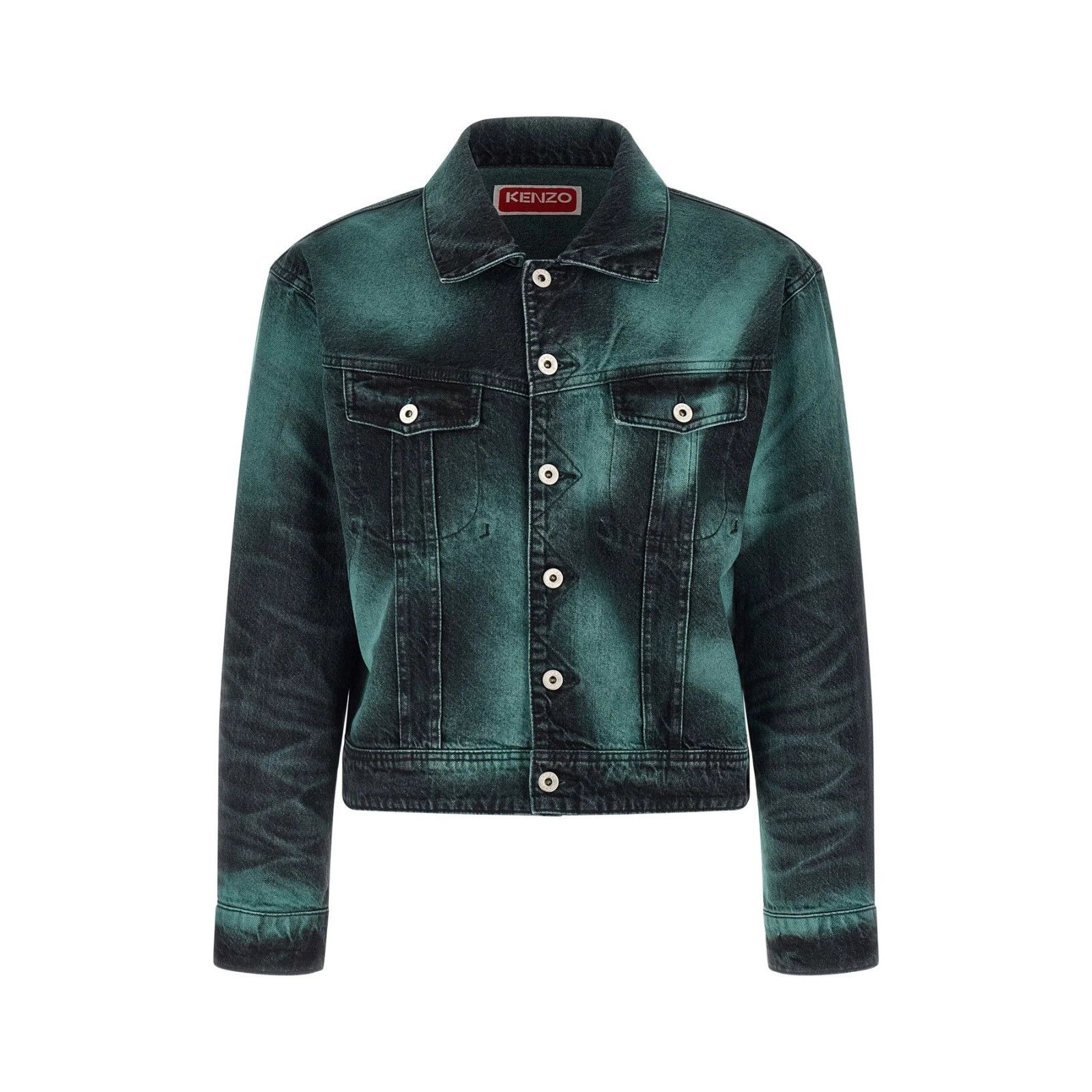 Kenzo Kenzo Boke Heart Gray Oversized Jacket New & Authentic (Men' Size US M / EU 48-50 / 2 - 1 Thumbnail