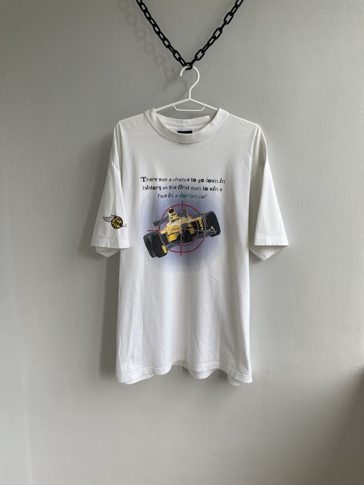 Formula 1 Vintage JORDAN Formula 1 Team T-Shirt 90s F1 Formula Racing Size US XL / EU 56 / 4 - 1 Thumbnail