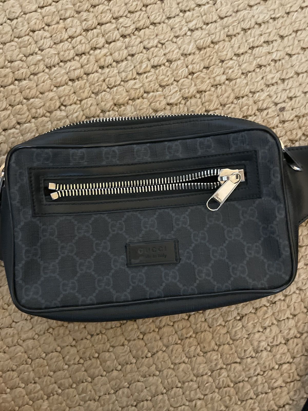 image of Gucci Cross Bag in Black, Men's