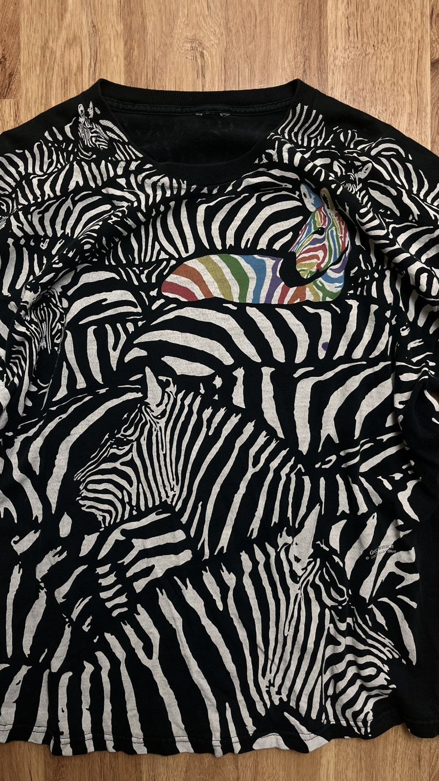 Liquid Blue Vintage 90s Liquid Blue Greg Genrich Zebra AOP T-Shirt Size US L / EU 52-54 / 3 - 2 Thumbnail