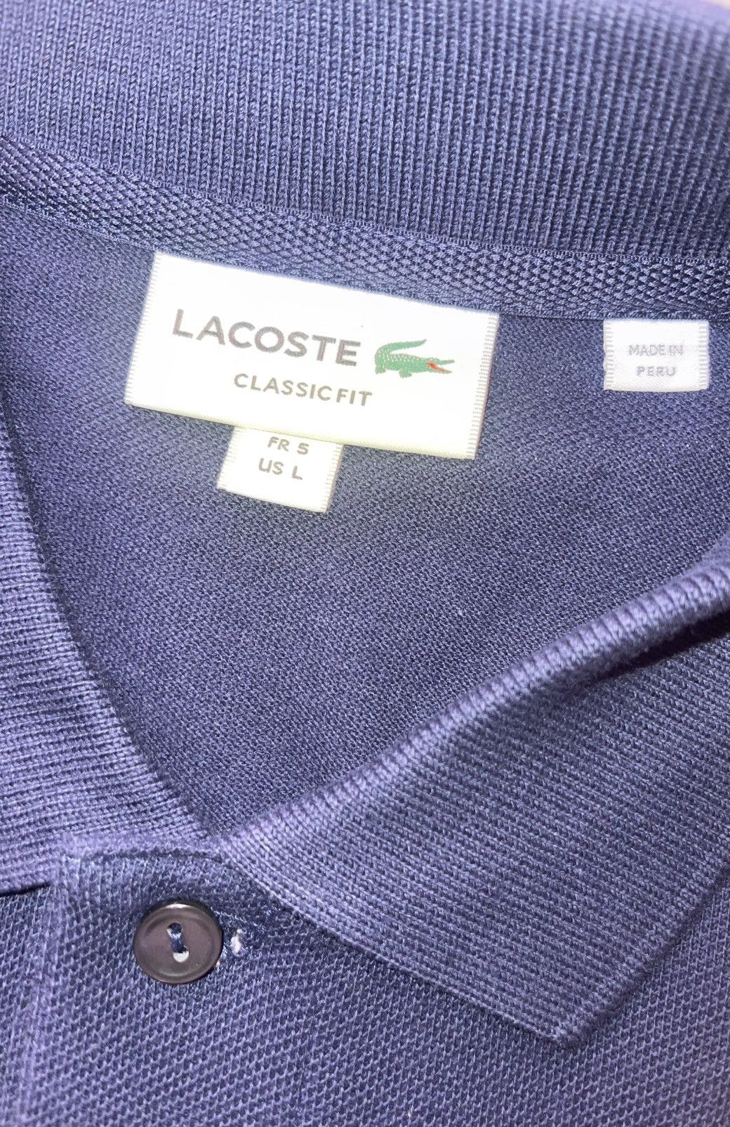 Lacoste Lacoste - Men’s Short Sleeve Polo - Sz L - Like Brand New Size US L / EU 52-54 / 3 - 3 Thumbnail