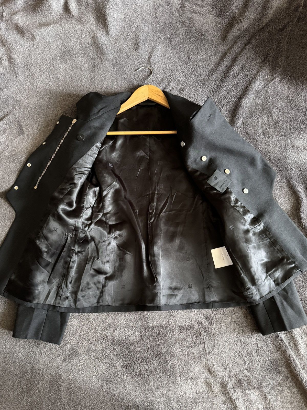 Givenchy Givenchy zip up woman's blazer jacket Avant-Garde Size XS / US 0-2 / IT 36-38 - 8 Thumbnail