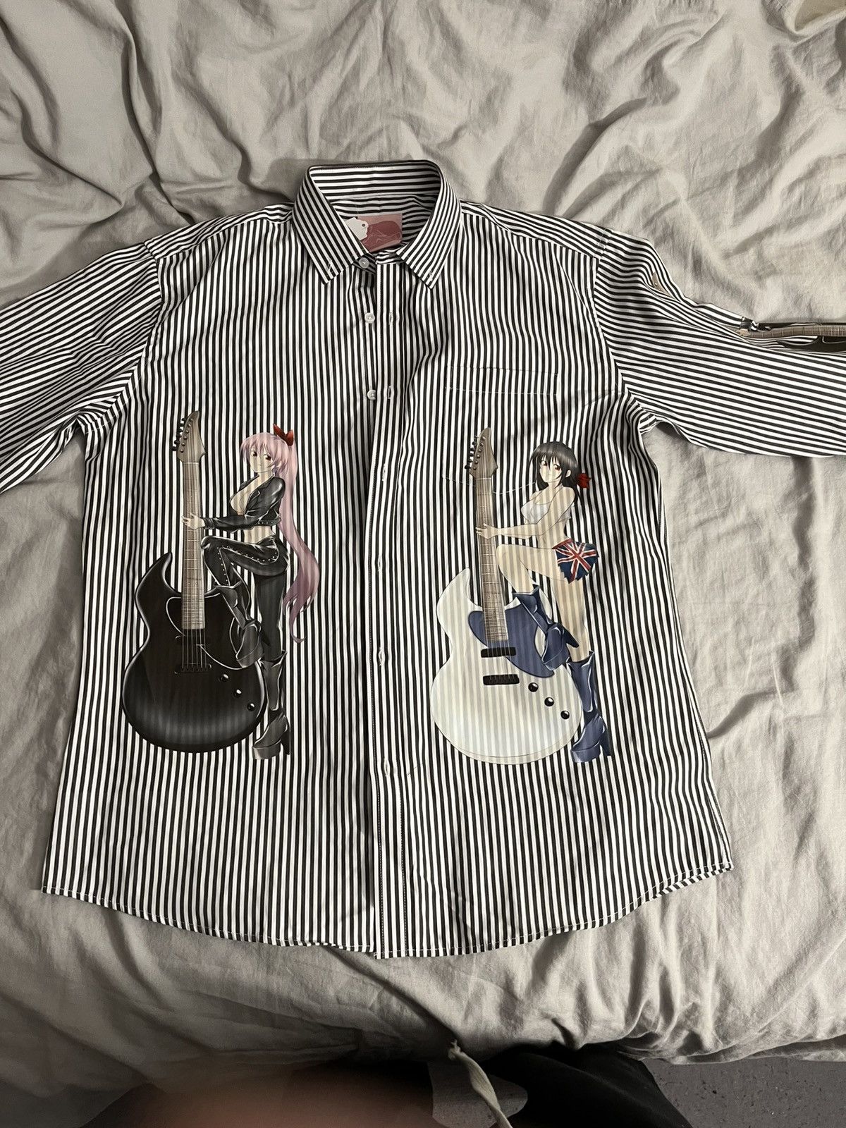 Other Son ludo guitar girl button up striped shirt Size US XL / EU 56 / 4 - 6 Thumbnail