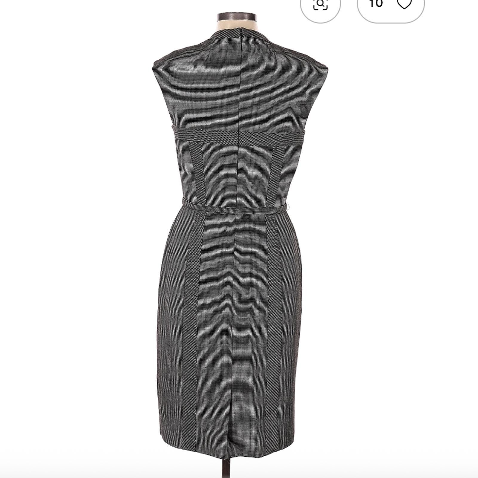 Other White House Black Market Women's Size 10 Black Casual Dress Size L / US 10 / IT 46 - 2 Thumbnail
