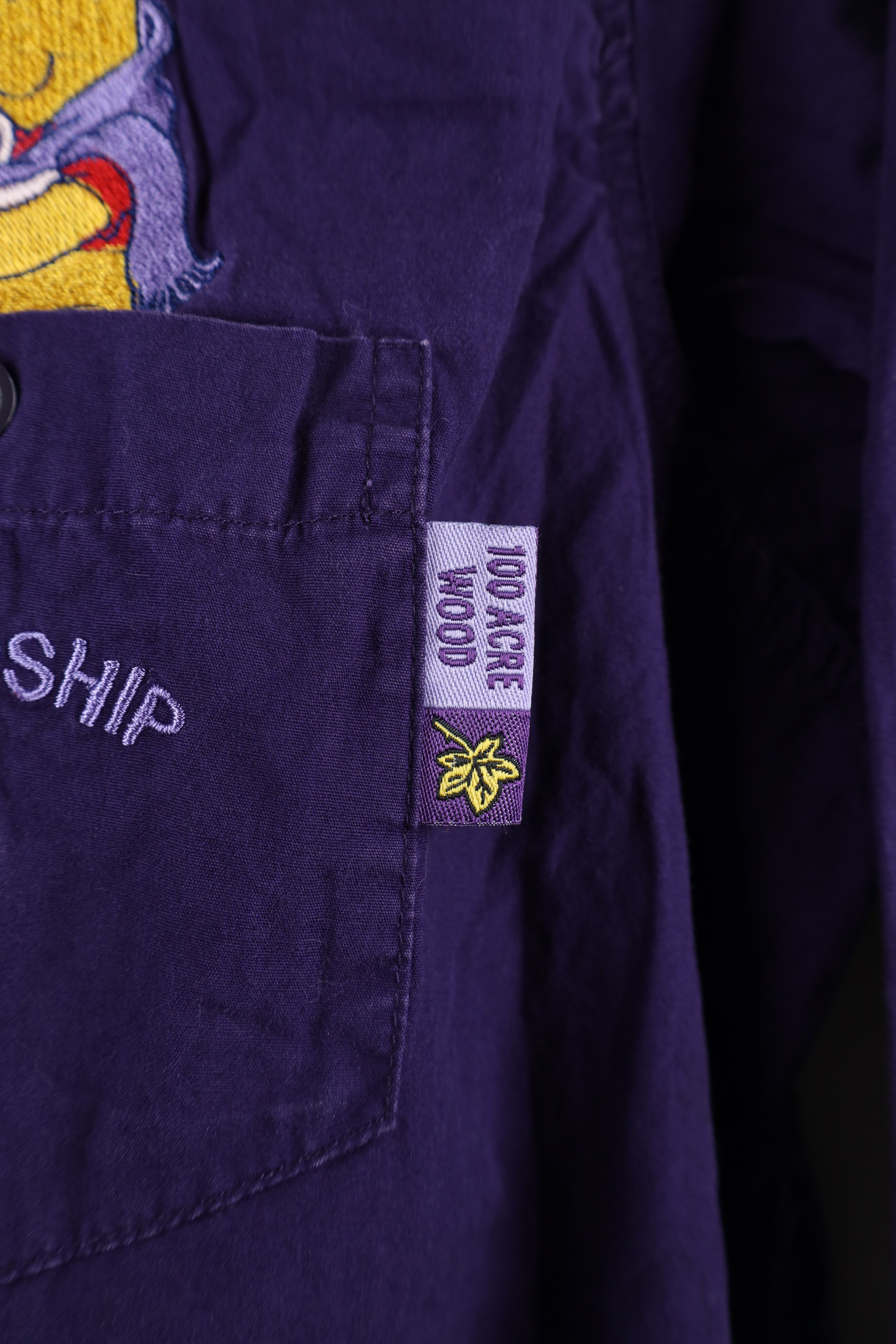 Disney × Vintage Vintage 90s Disney Winnie the Pooh Friendship Button Shirt Size L / US 10 / IT 46 - 5 Thumbnail