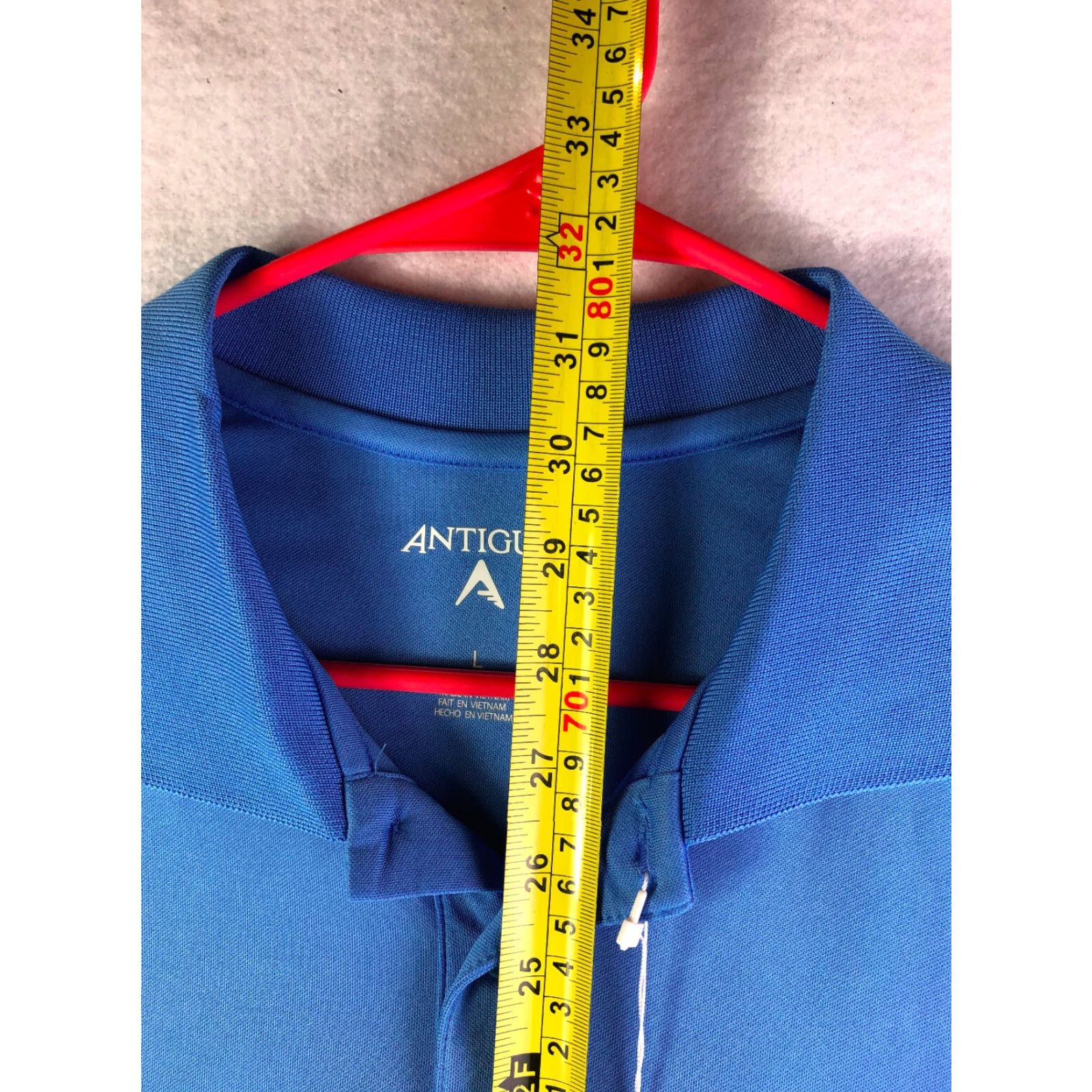 Vintage Antigua Golf Pride Blue Collared Polo Mens Size Large Size US L / EU 52-54 / 3 - 7 Thumbnail